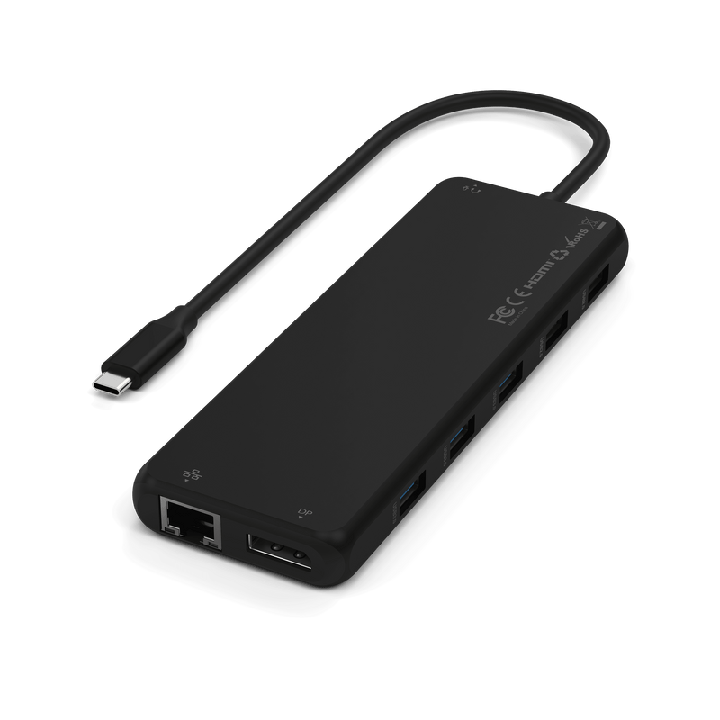 Satechi USB-C マルチハブ HDMI対応 3ポート ミッドナイト 13-in-1-usb-c-triple-display-