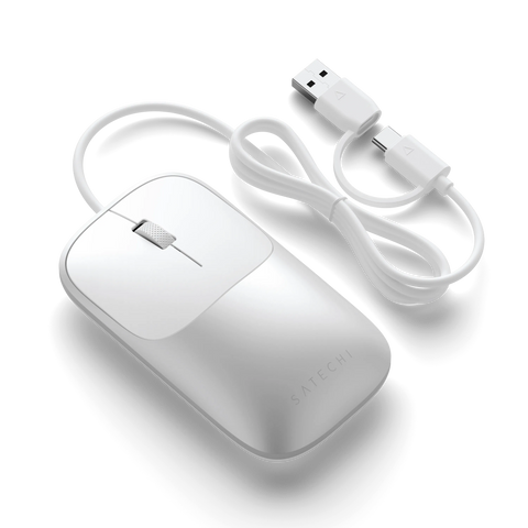 Slim LX Wired Mouse Satechi Silver
