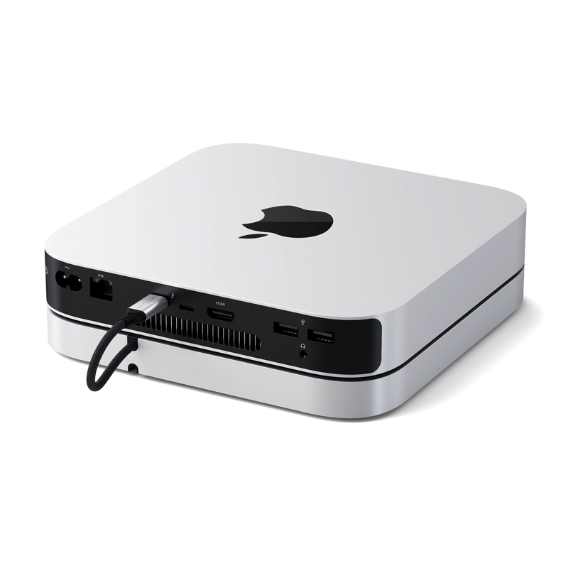 Mac Mini Stand & Hub with NVMe SSD Enclosure – Satechi