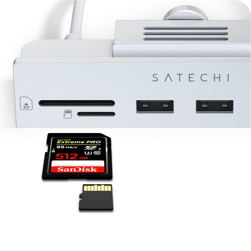 USB-C Clamp Hub for 24-inch iMac | Front Ports – Satechi