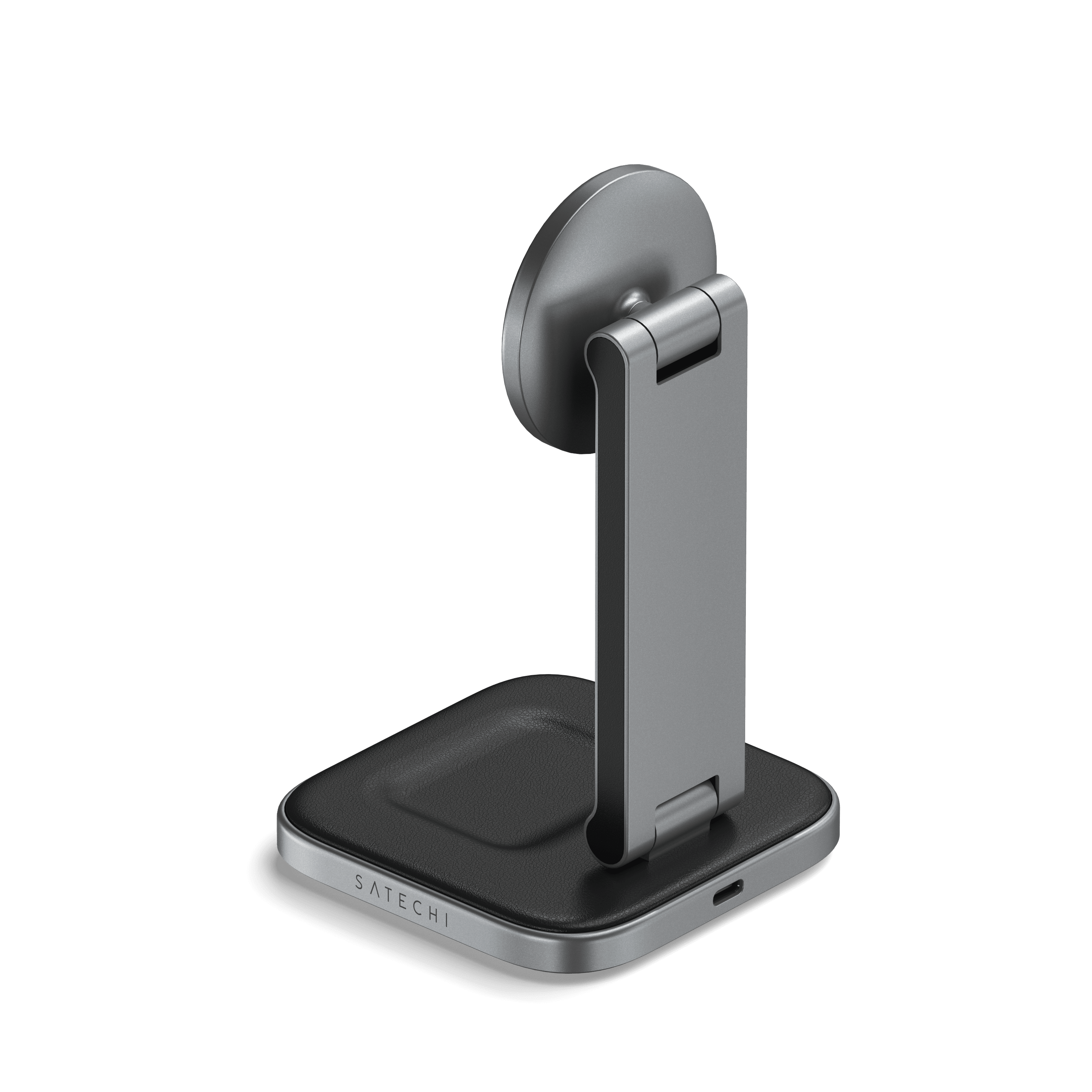 2-in-1 Foldable Qi2 Wireless Charger for iPhone – Satechi