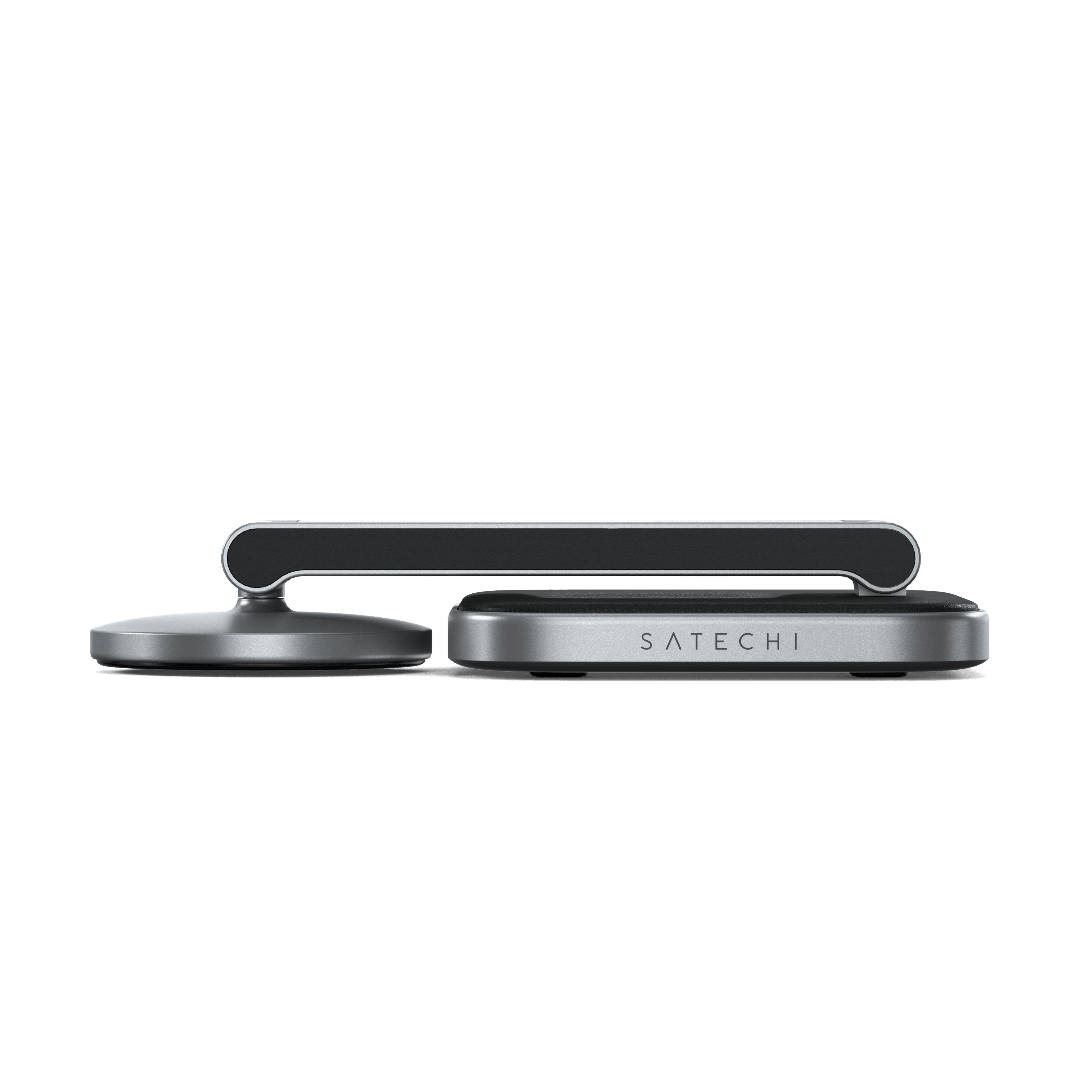 2-in-1 Foldable Qi2 Wireless Charger for iPhone – Satechi