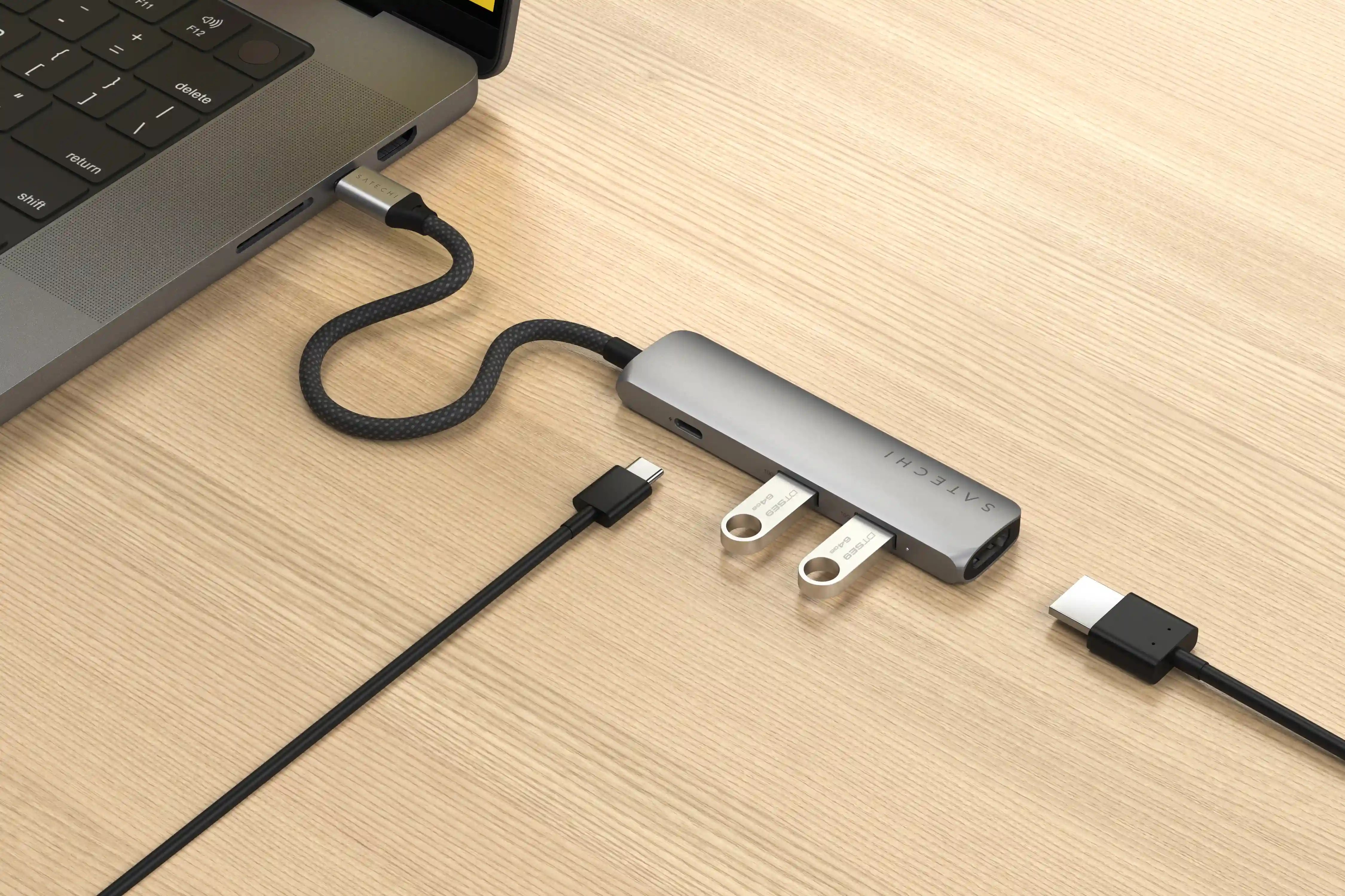 その他 Satechi 4-in-1 USB-C Multiport 4K Amazon.com: Satechi 4 in 1 USB C Hub Multiport Adapter with HDMI