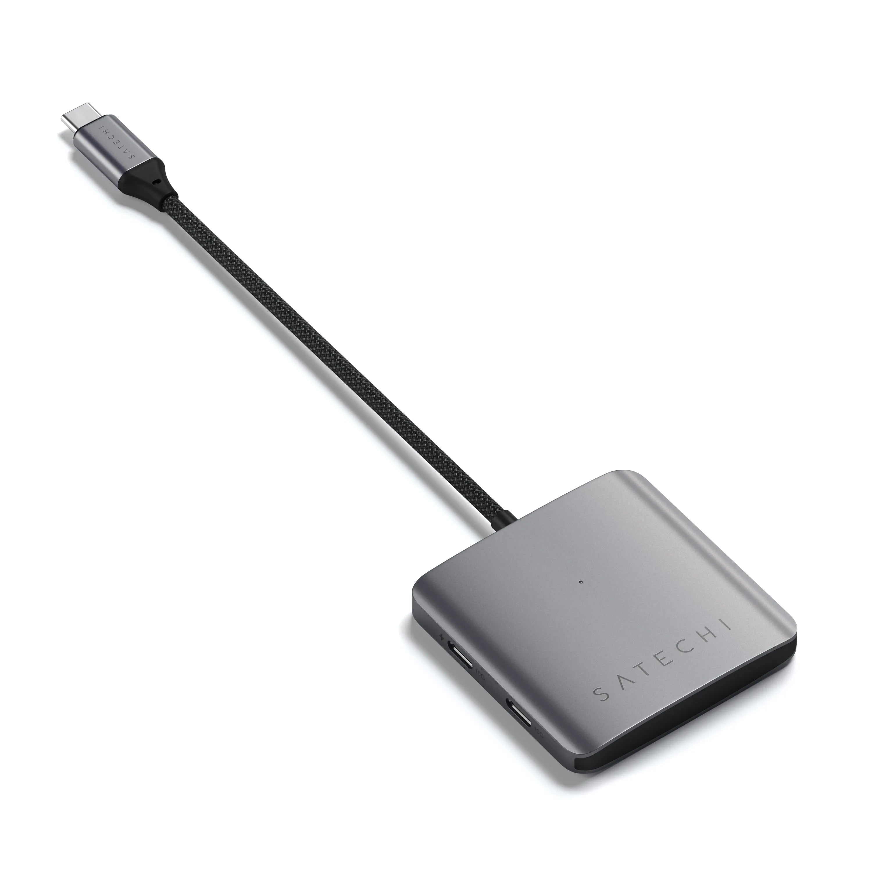 4-Port USB-C Hub with PD Satechi Space Grey