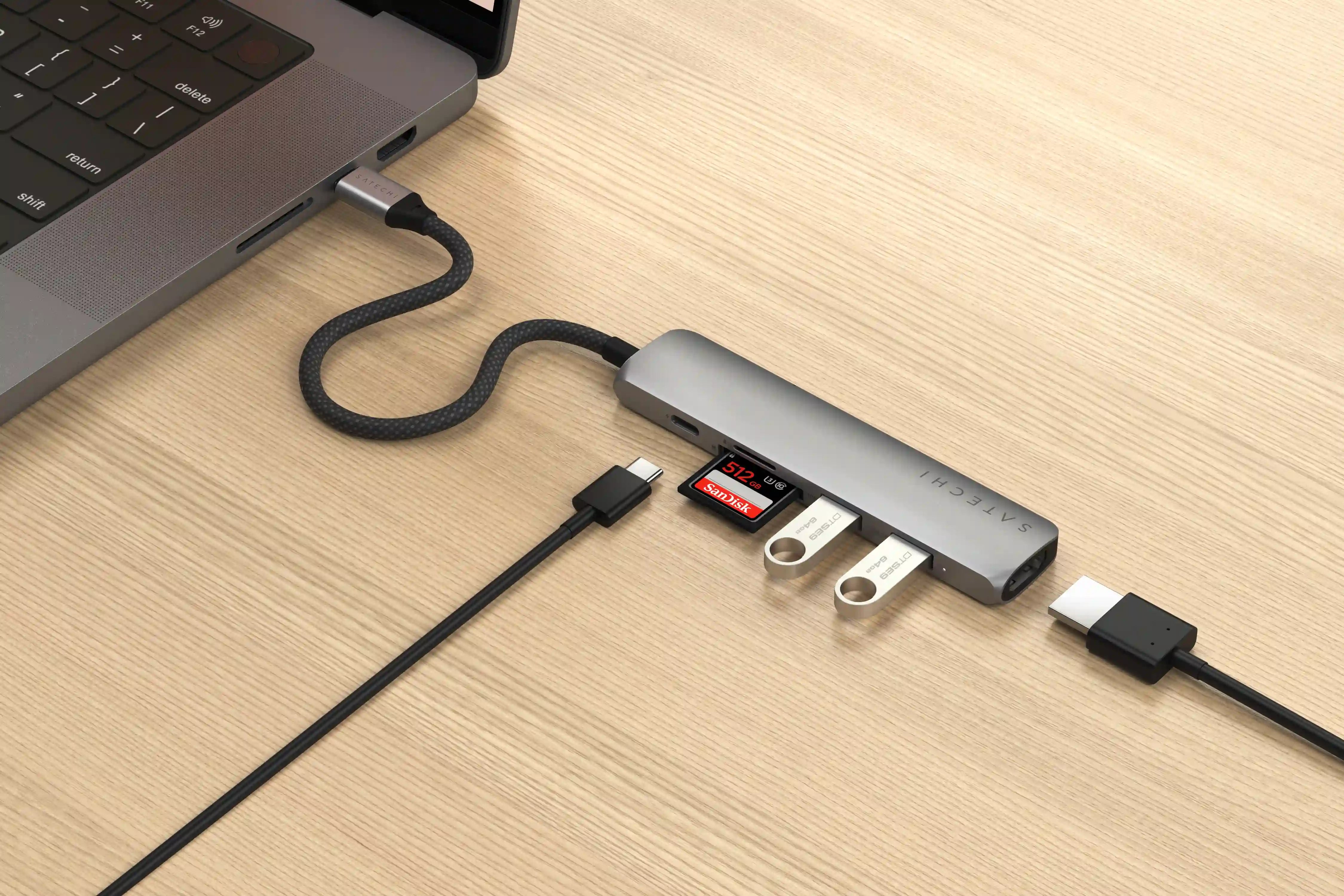 分配器・切替器 Satechi 6-in-1 USB-C Multiport Adapter Amazon.com: Satechi 6 in 1 USB C Hub Multiport Adapter with HDMI