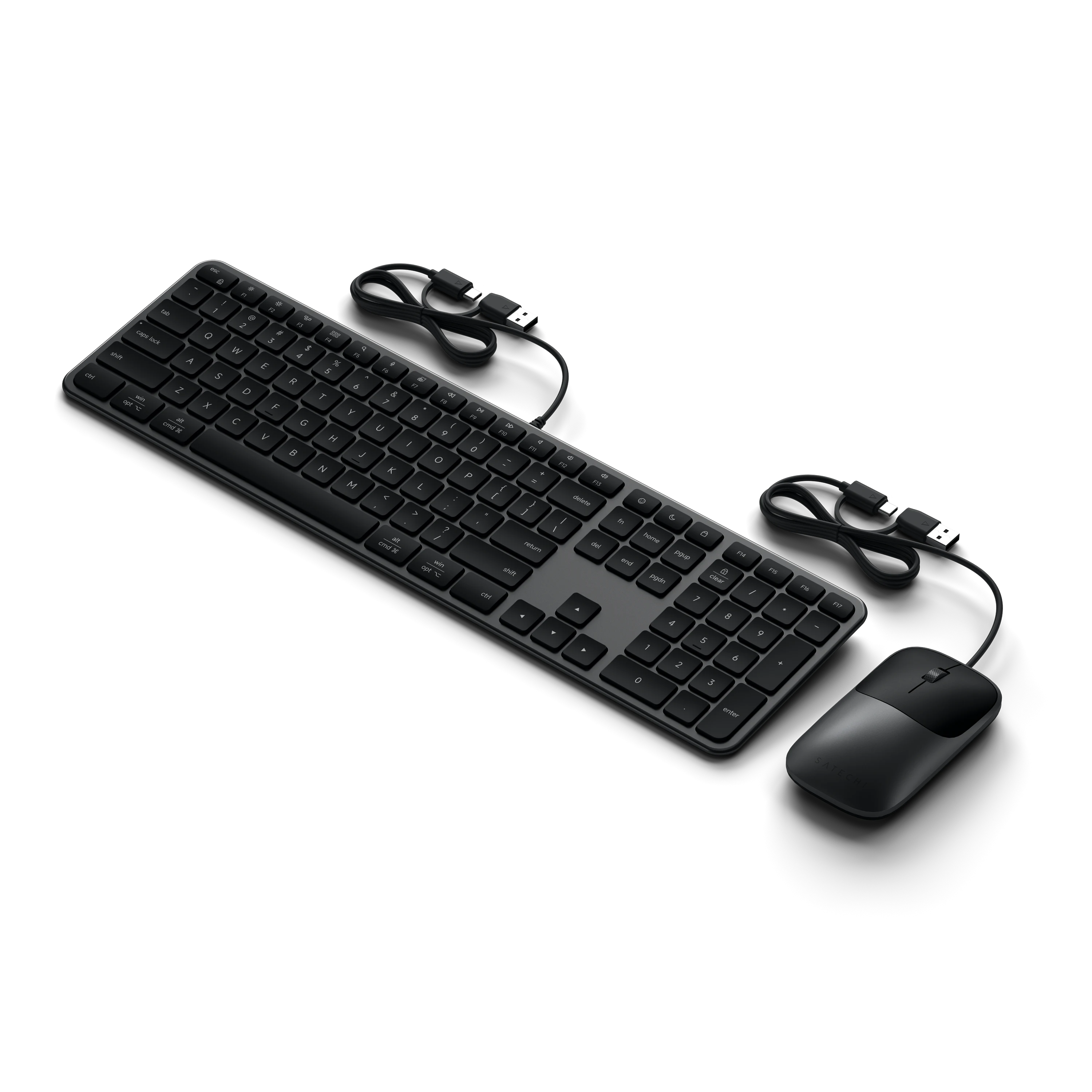 Slim CLX3 Wired Combo | Wired Keyboard and Mouse Combo - Satechi