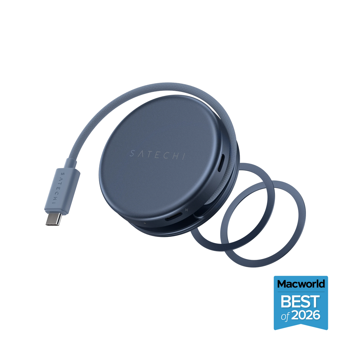 OntheGo™ 5-in-1 Multiport Adapter Indigo