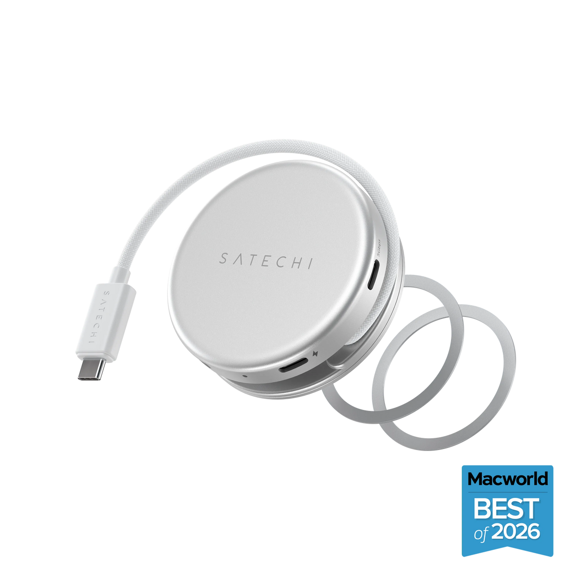 OntheGo™ 5-in-1 Multiport Adapter Silver