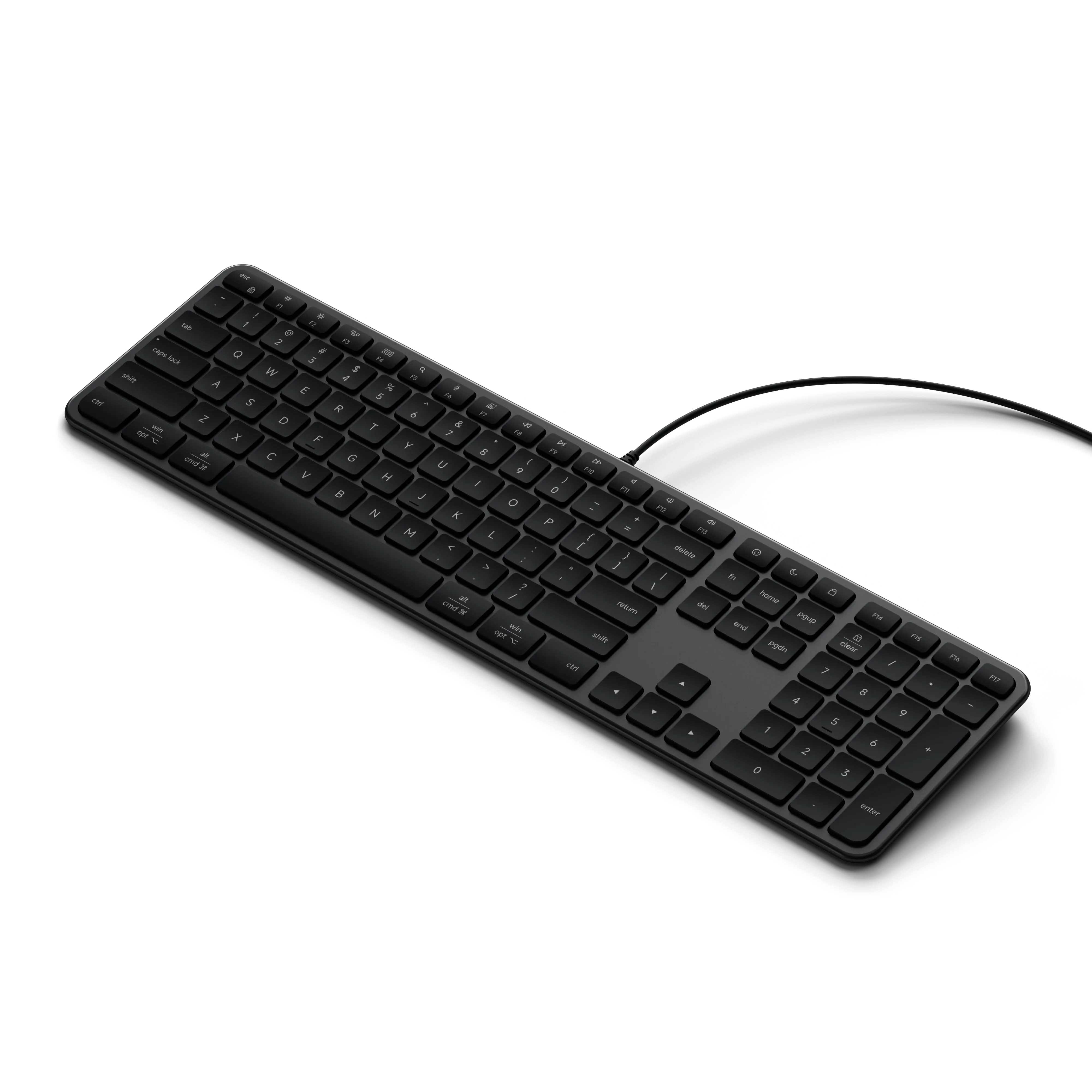 Slim LX3 Wired Keyboard Satechi Space Black