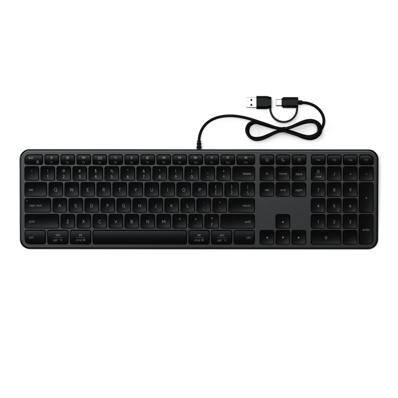 Slim LX3 Wired Keyboard | Full-sized Wired Keyboard - Satechi