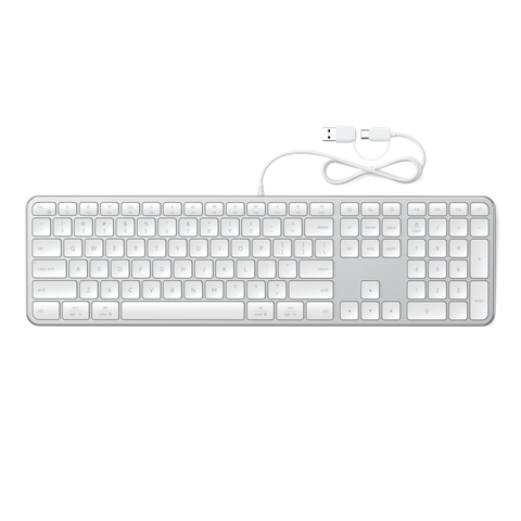 Slim LX3 Wired Keyboard Satechi Silver