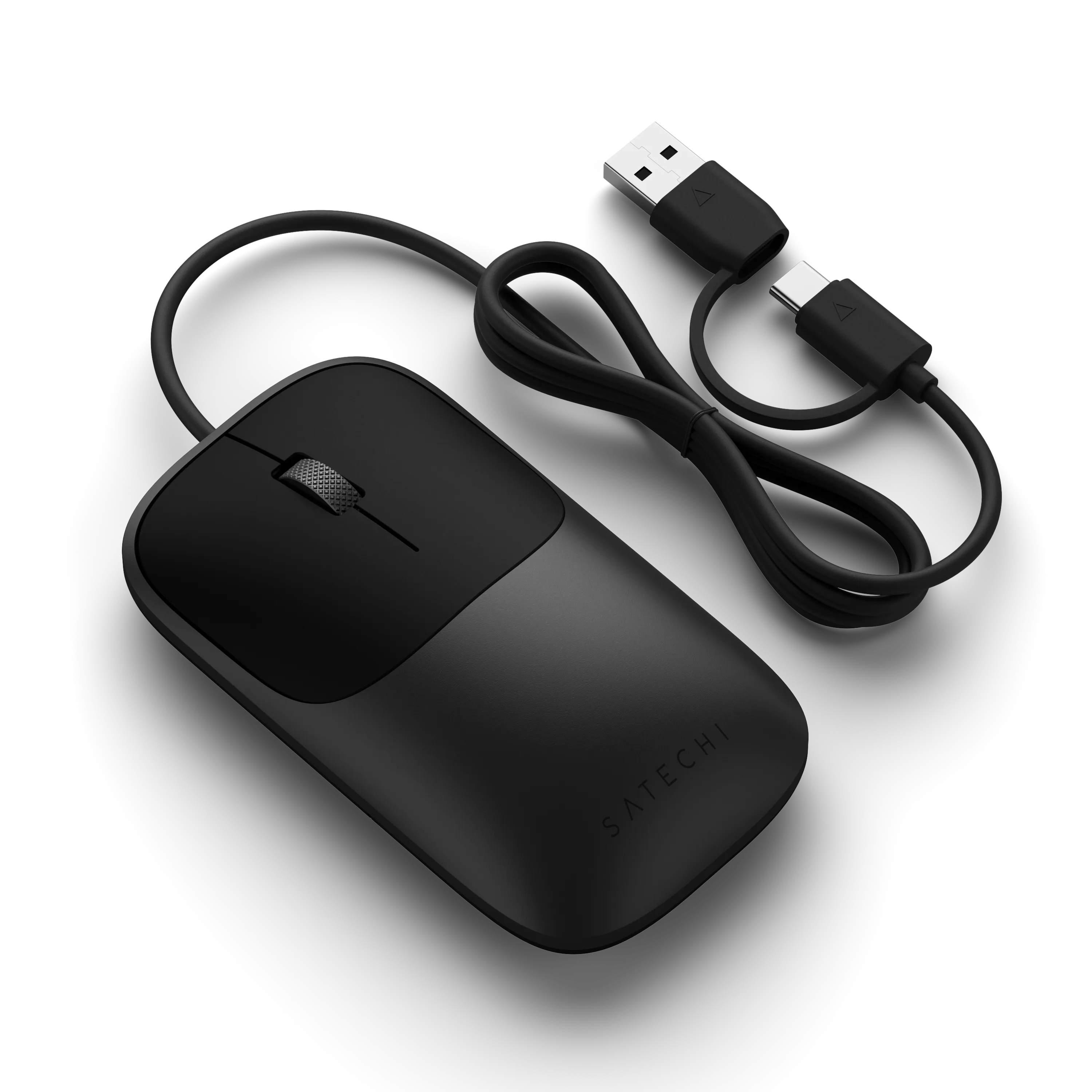 Slim LX Wired Mouse Satechi Space Black