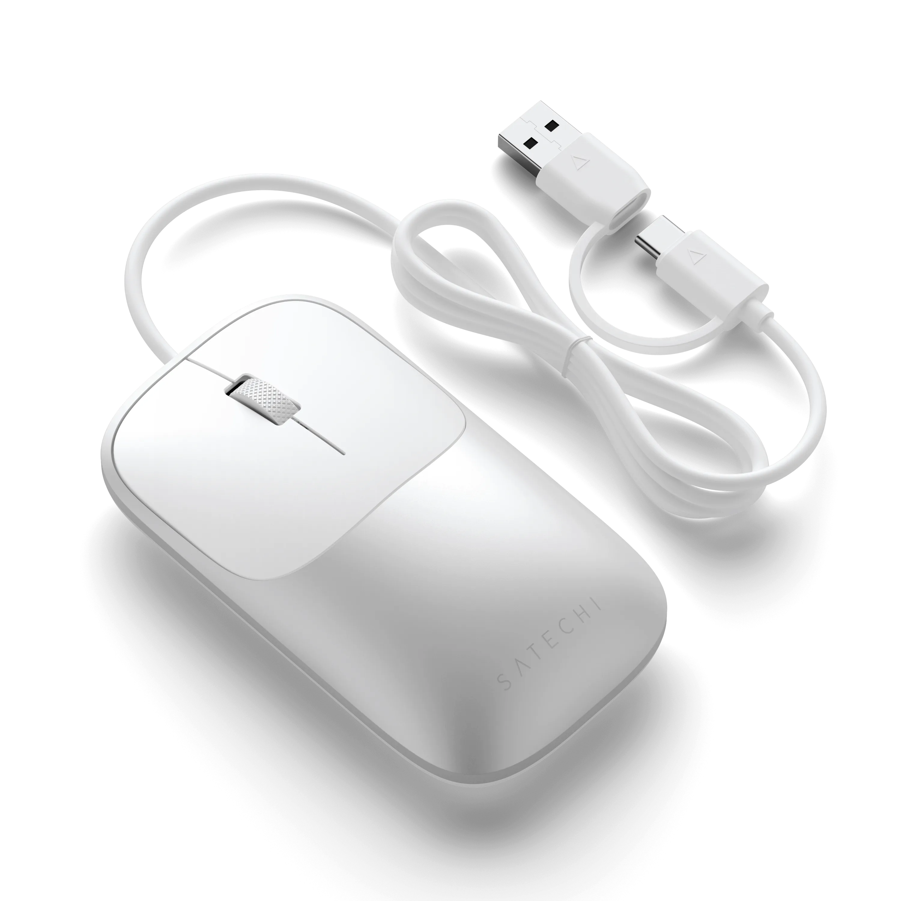Slim LX Wired Mouse Satechi Silver