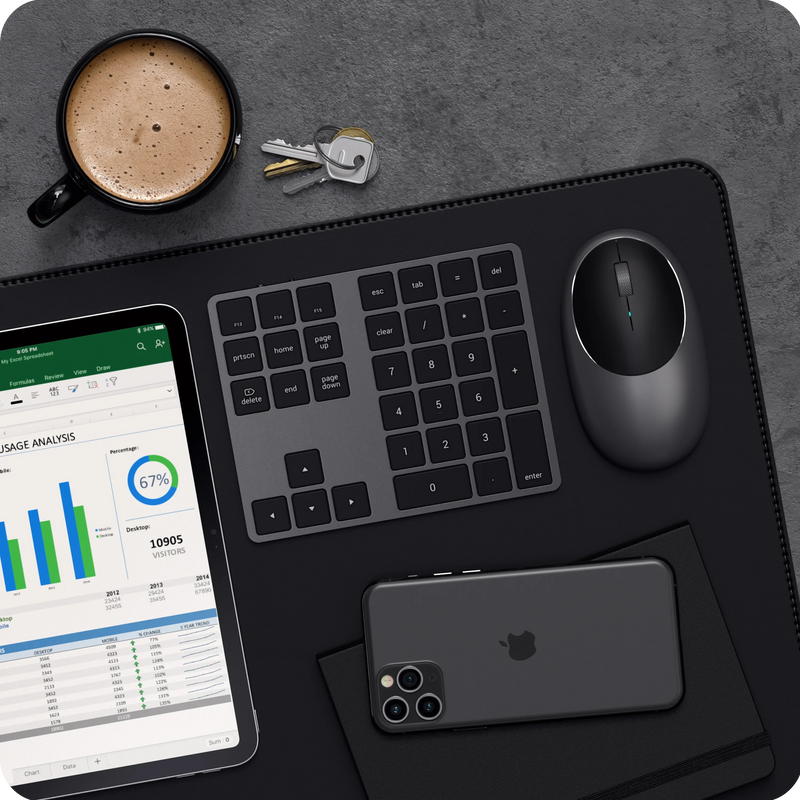 Bluetooth Extended Keypad | Numeric Keypad for Mac – Satechi