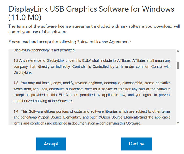 Meta Displaylink DisplayLink Manager – Microsoft Windows Installation Instructions – Satechi