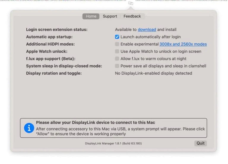 Meta Displaylink DisplayLink Manager – macOS Installation Instructions – Satechi