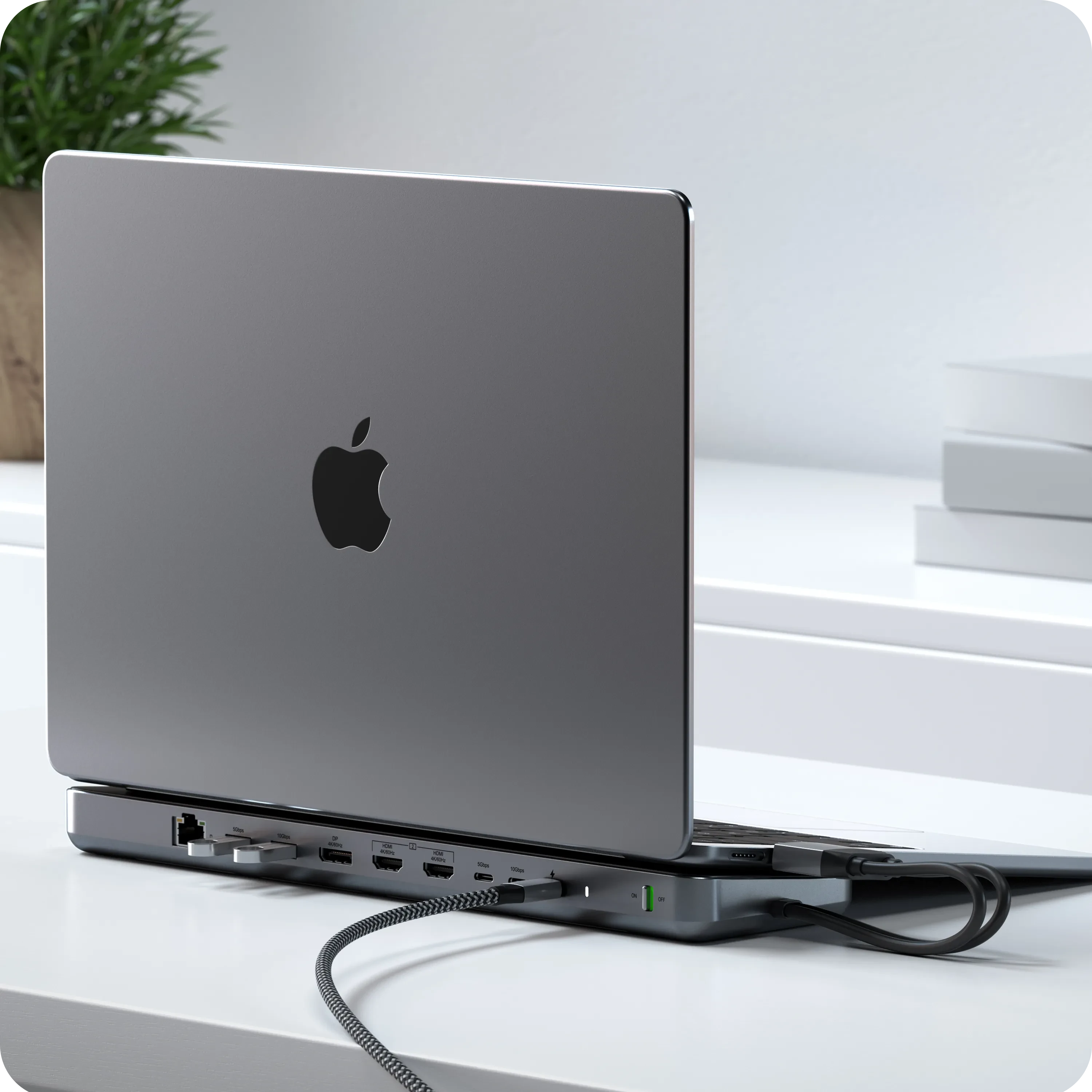 Dual Dock Stand - Docking Station with NVMe SSD Enclosure