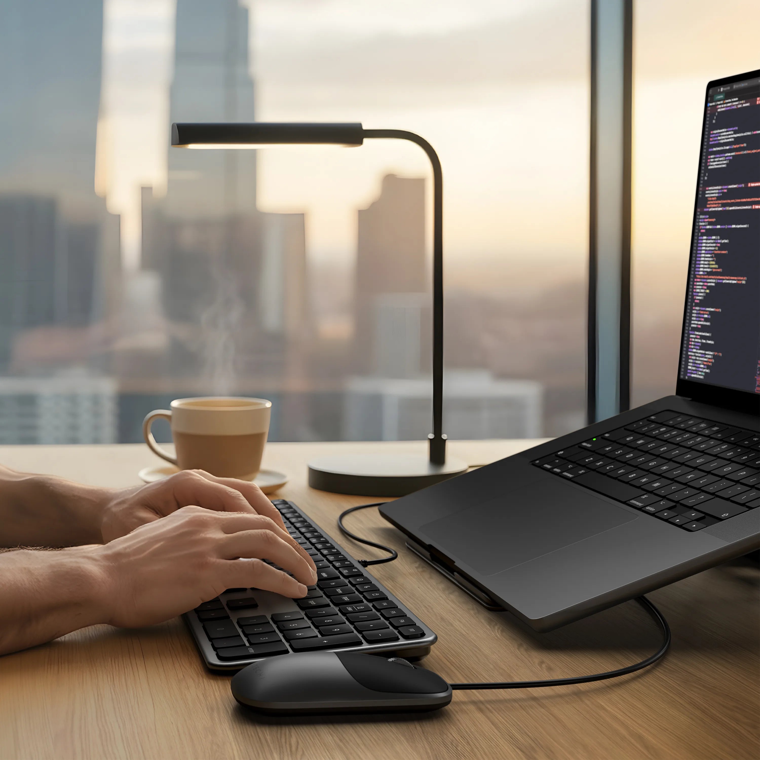 Slim LX3 Wired Keyboard Satechi Space Black