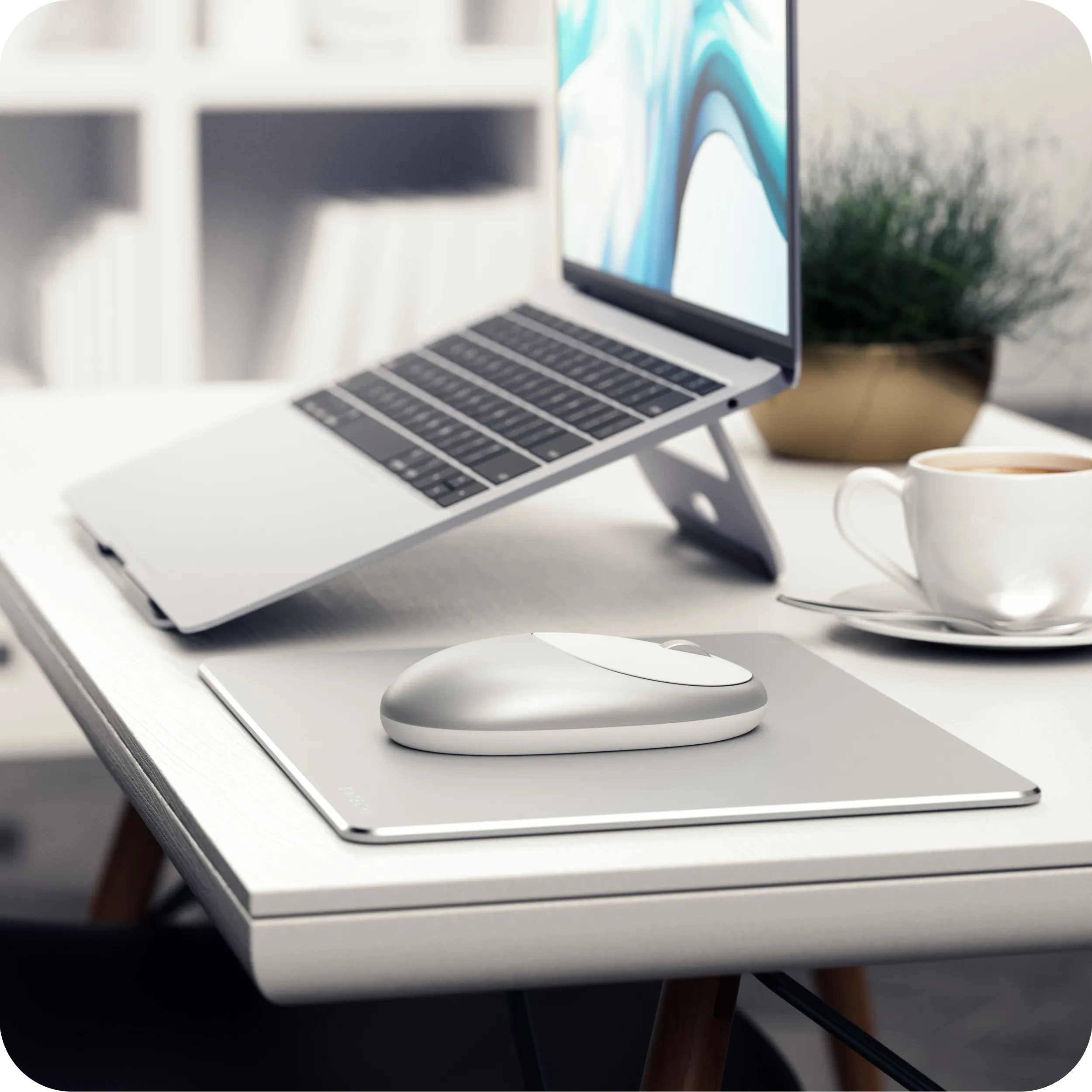 M1 Wireless Mouse Mice Satechi Silver