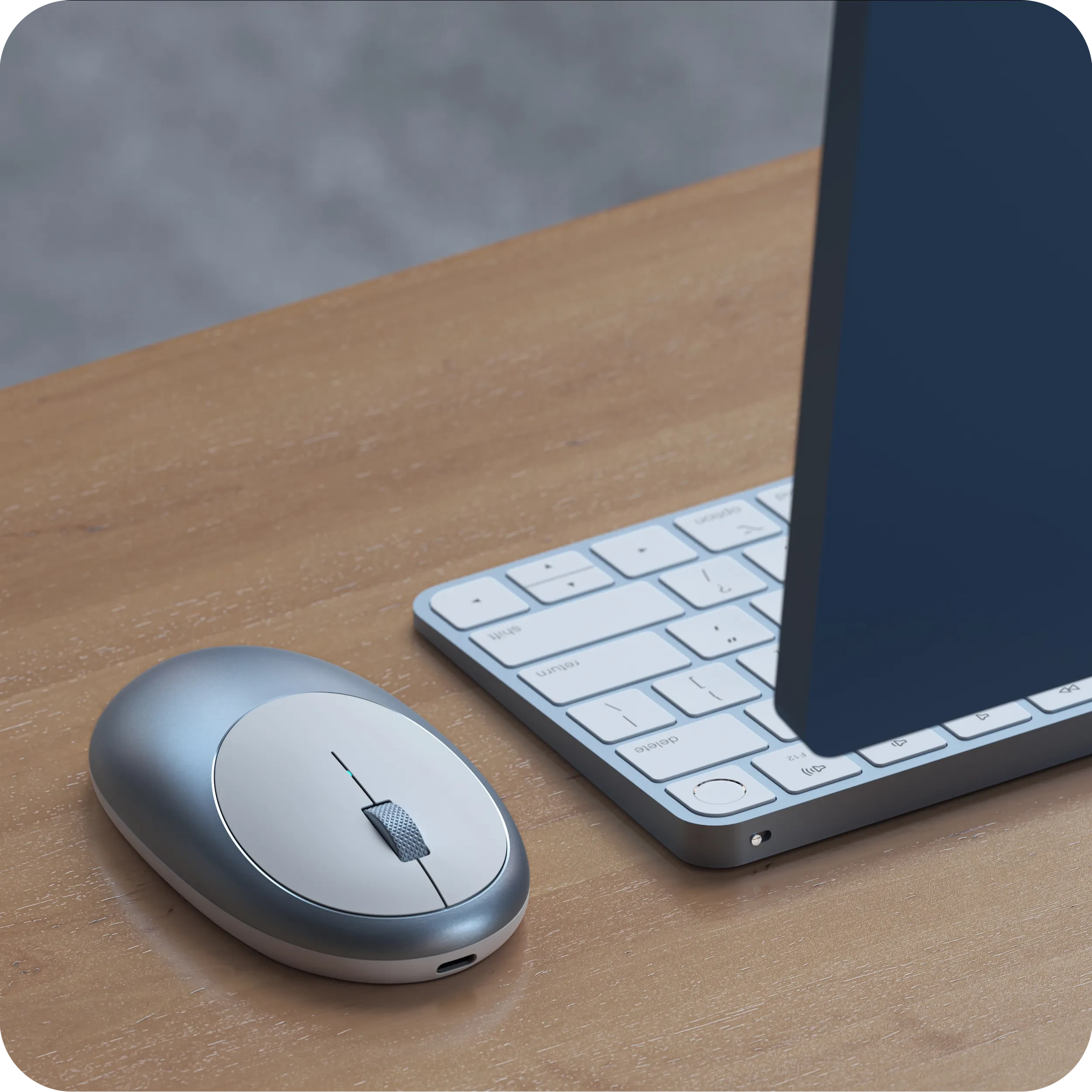 M1 Wireless Mouse Mice Satechi Blue