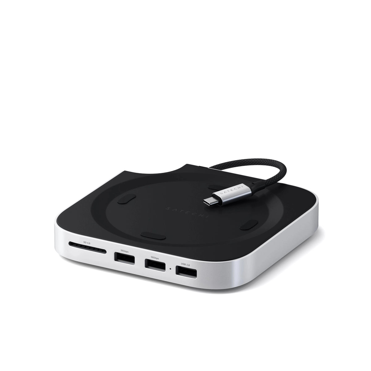 Mac Mini M6/M5 Pro/M4 Stand & Hub with SSD Enclosure – Satechi Mac Mini M6/M5 Pro/M4 Stand & Hub with SSD Enclosure – Satechi