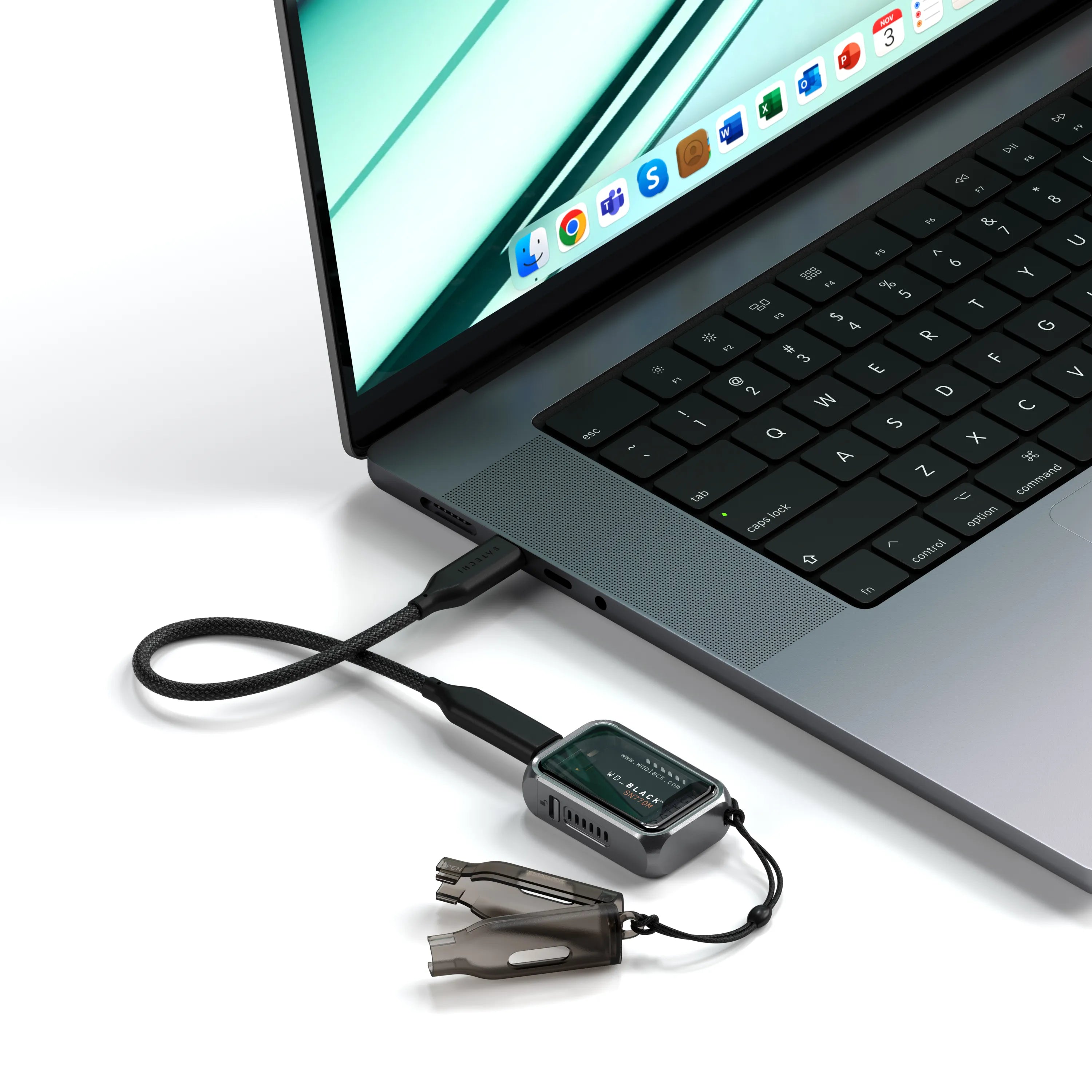 Mini NVMe SSD Enclosure | 10Gbps Portable – Satechi