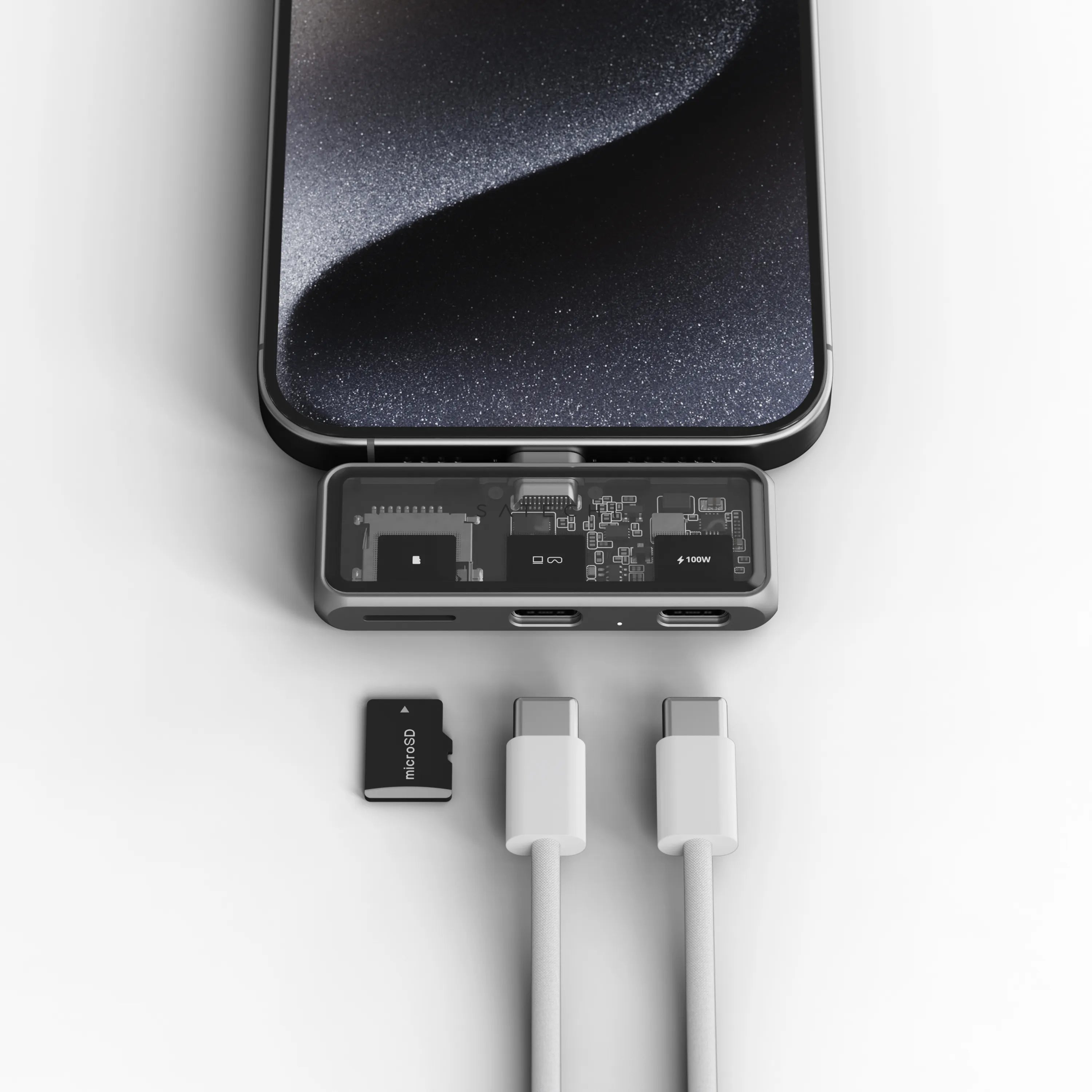 Mobile XR Hub with microSD | Portable 4K – Satechi