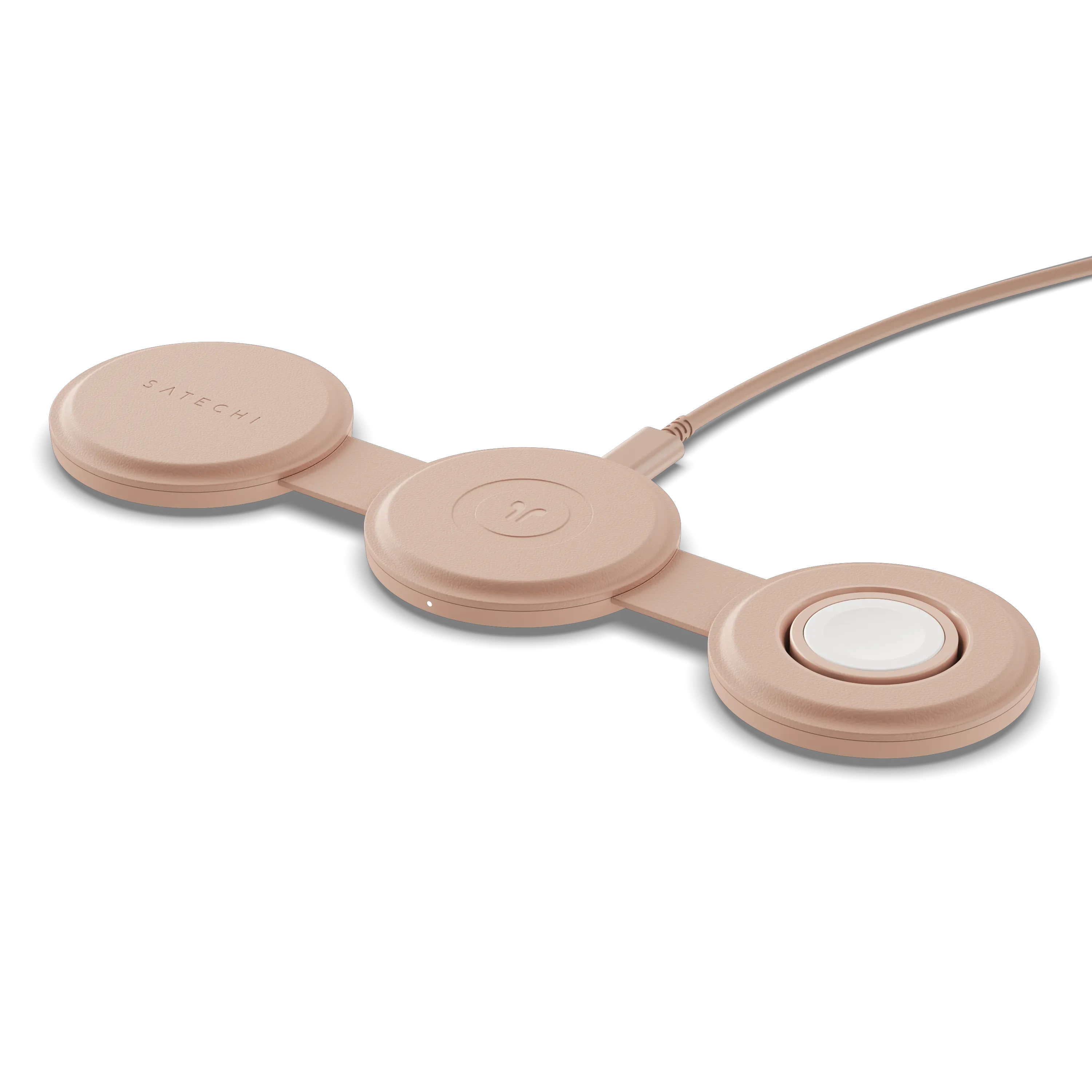 OntheGo™ 3-in-1 Charger Satechi Desert Rose