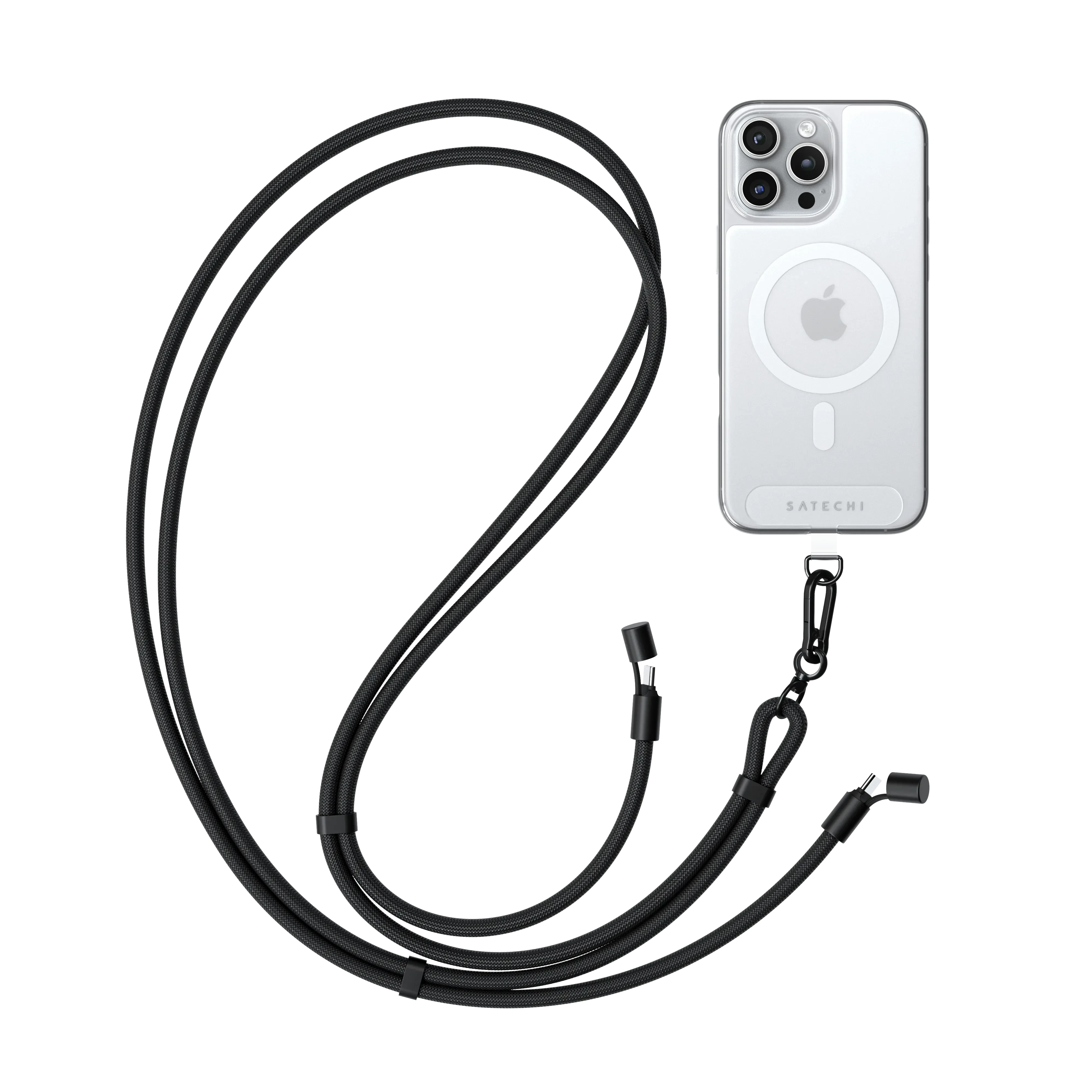 OntheGo™ 67W Slim Wall Charger - Black | OntheGo™ USB-C Lanyard Cable - Black