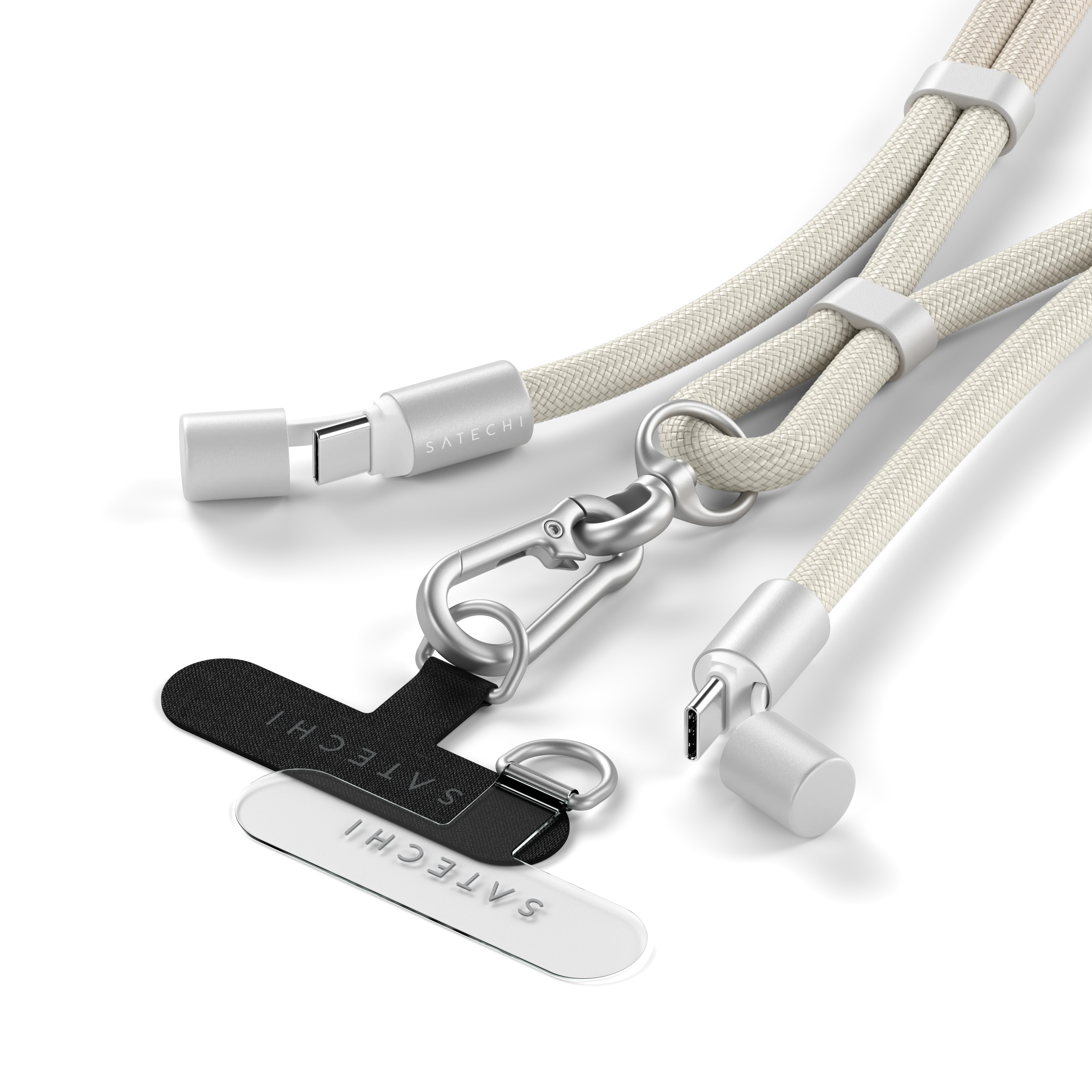 OntheGo™ USB-C Lanyard Cable Satechi Sand