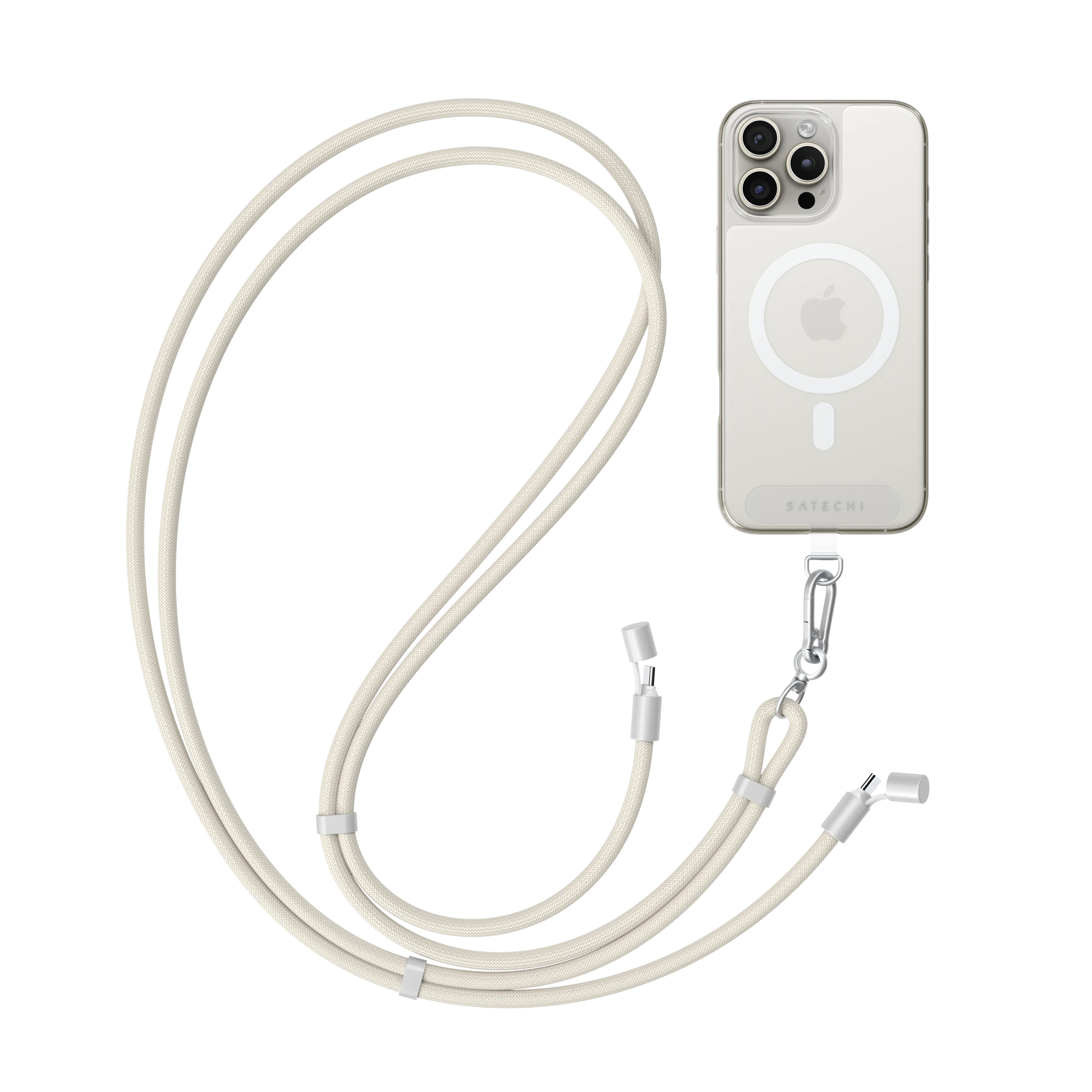 OntheGo™ USB-C Lanyard Cable Satechi Sand