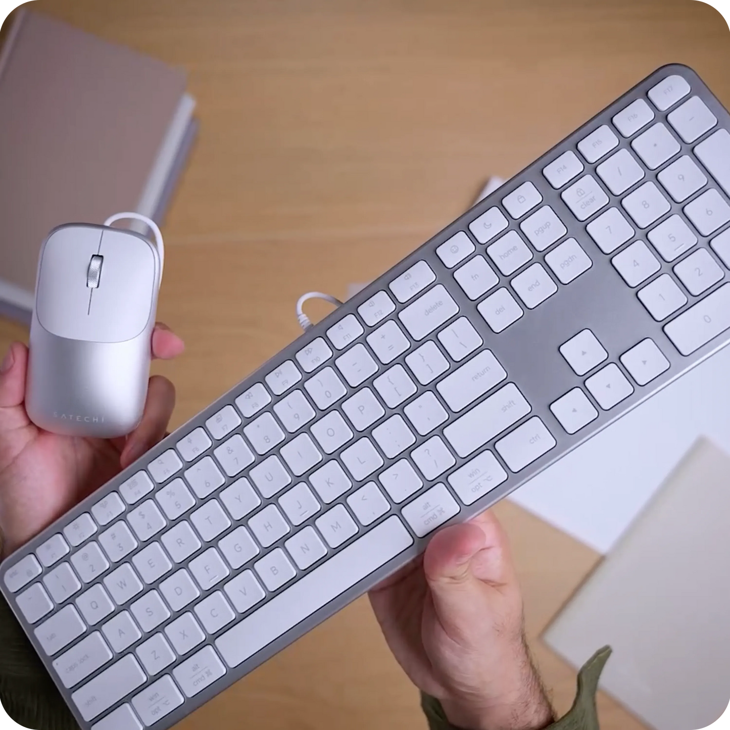 Slim CLX3 Wired Combo | Wired Keyboard and Mouse Combo - Satechi