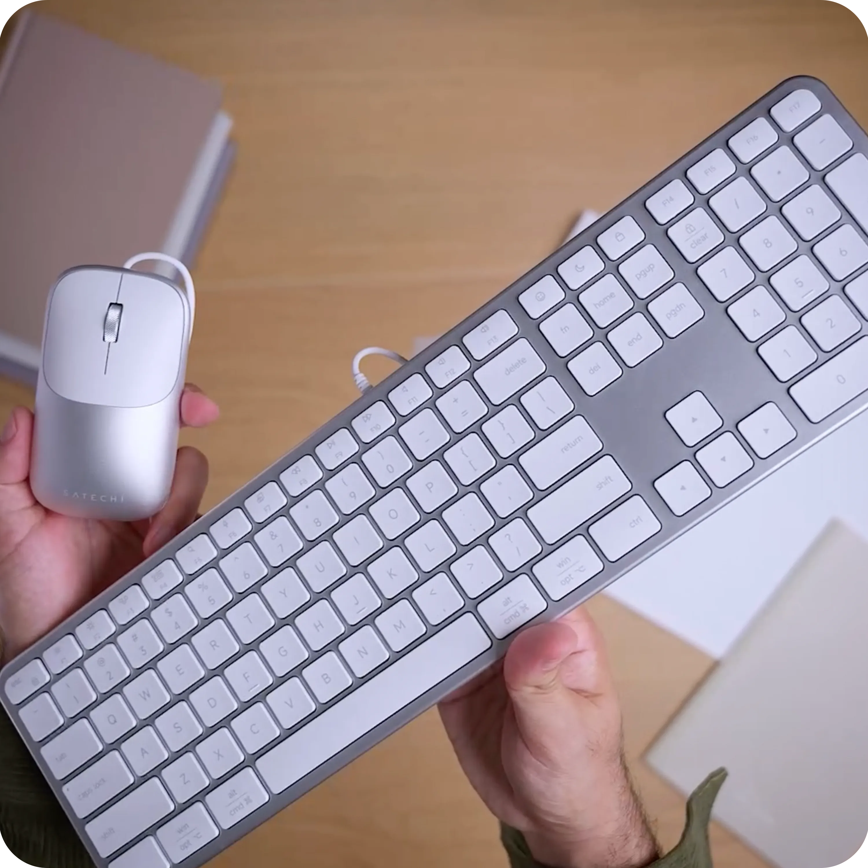 Slim CLX3 Wired Combo | Wired Keyboard and Mouse Combo - Satechi