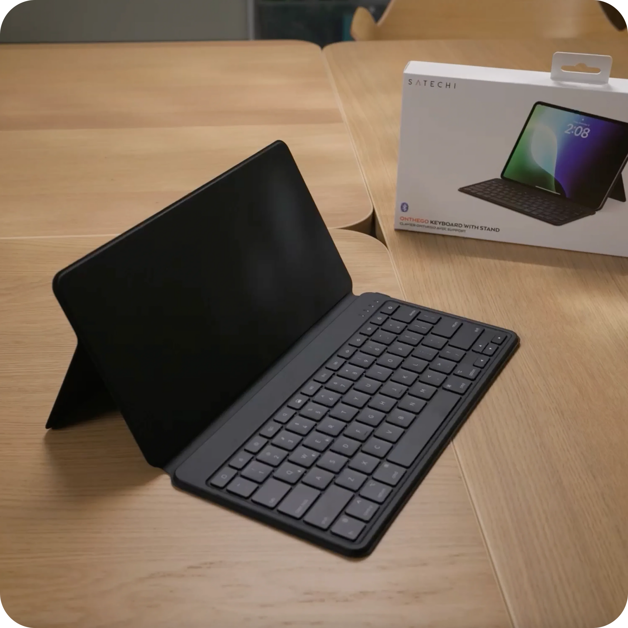OntheGo™ Bluetooth Keyboard with Stand Satechi Sand