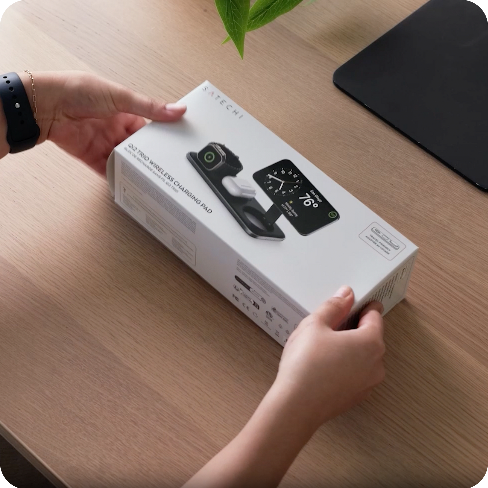 Unboxing video of Qi2 Trio Wireless Charging Pad