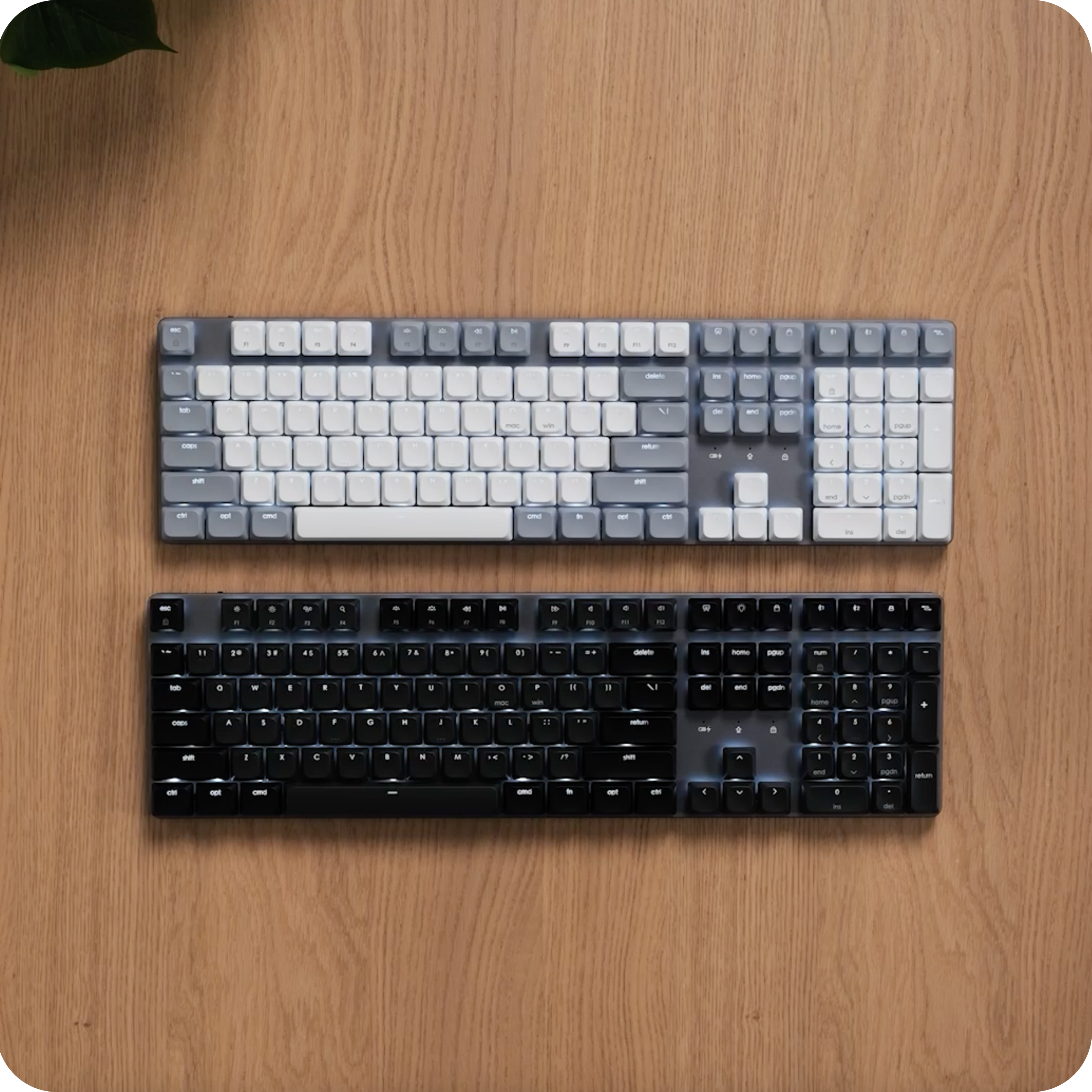 SM3 Slim Mechanical Backlit Bluetooth Keyboard Satechi Dark