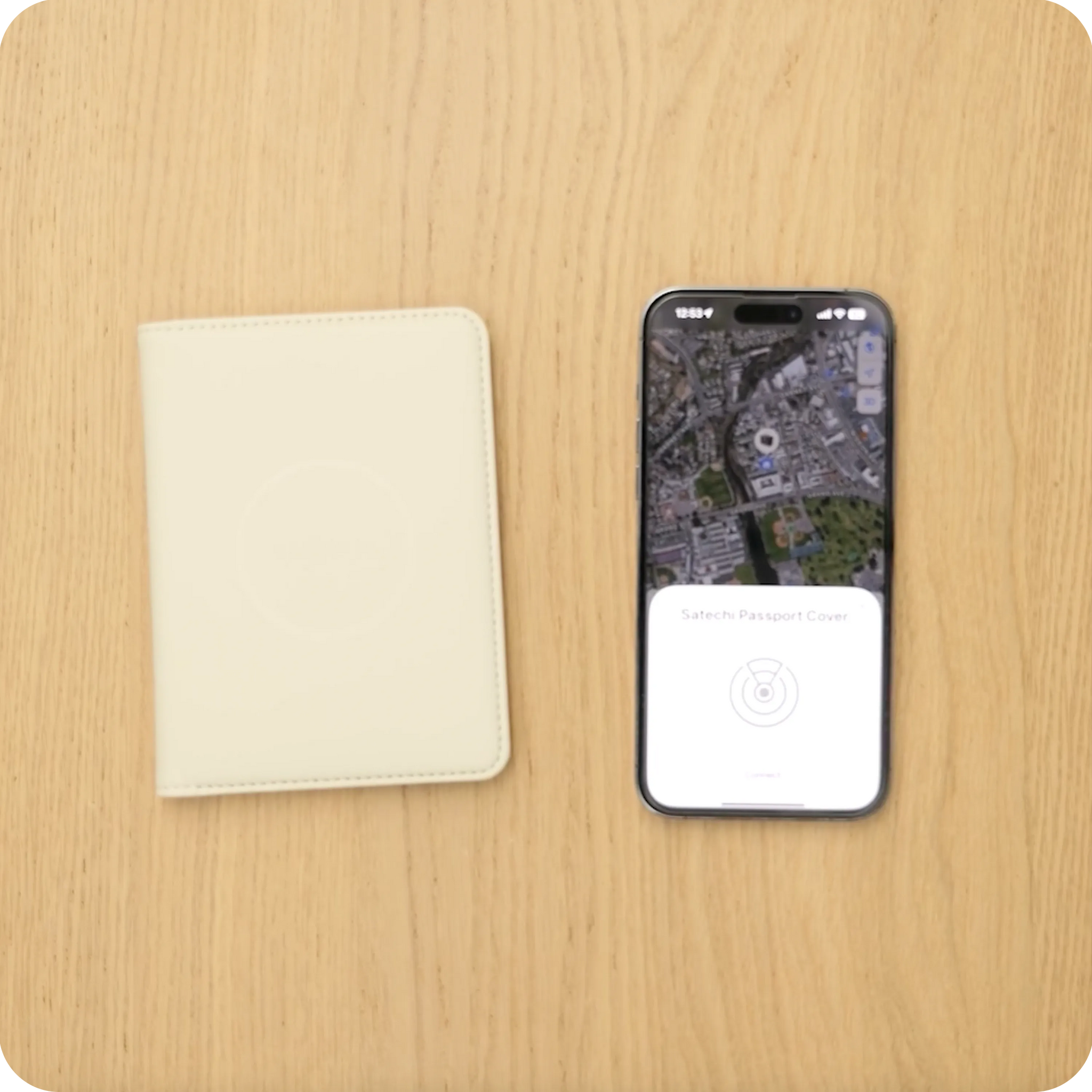 Vegan-Leather FindAll™ Passport Cover Satechi Sand