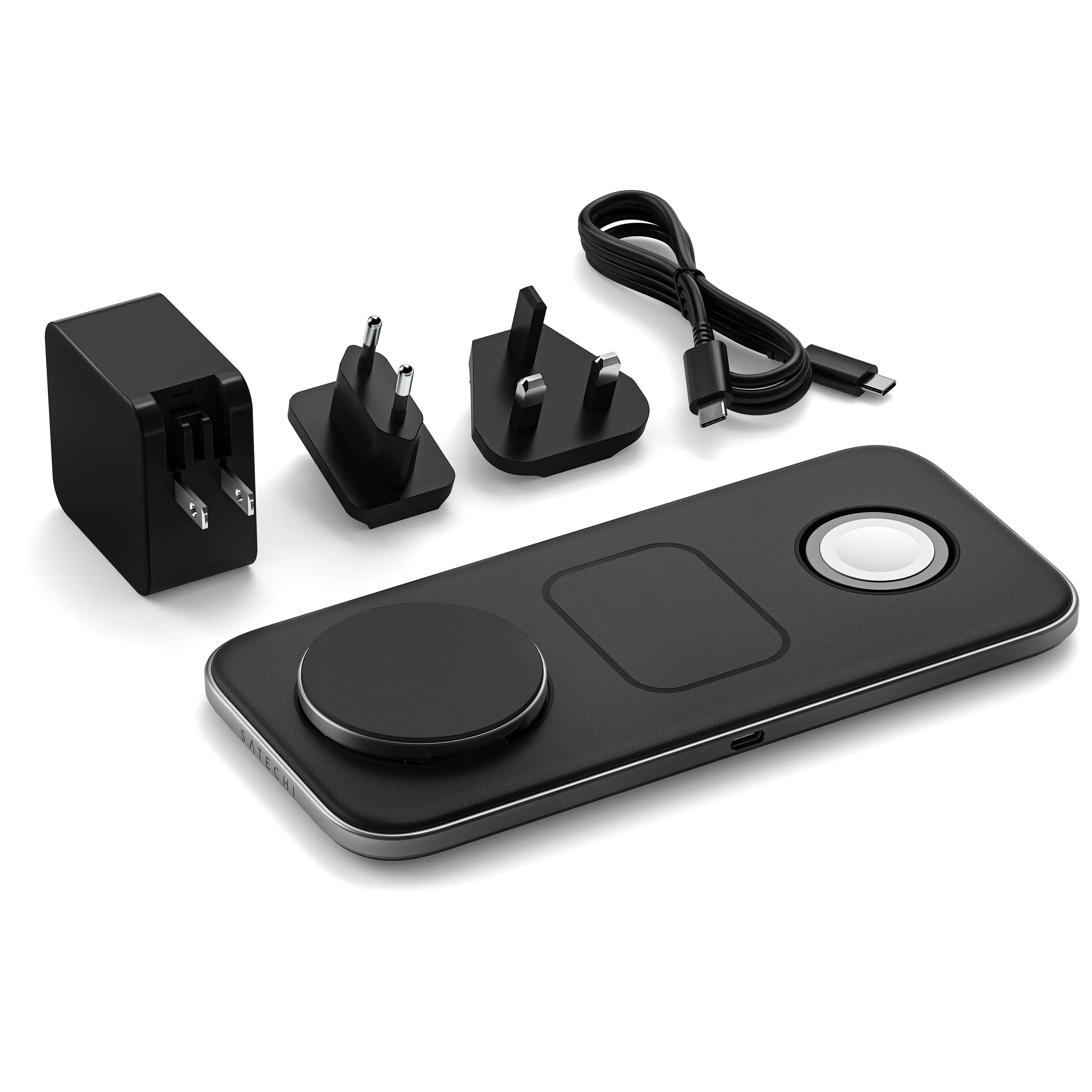 Satechi Qi2 Trio Wireless Charging Pad 