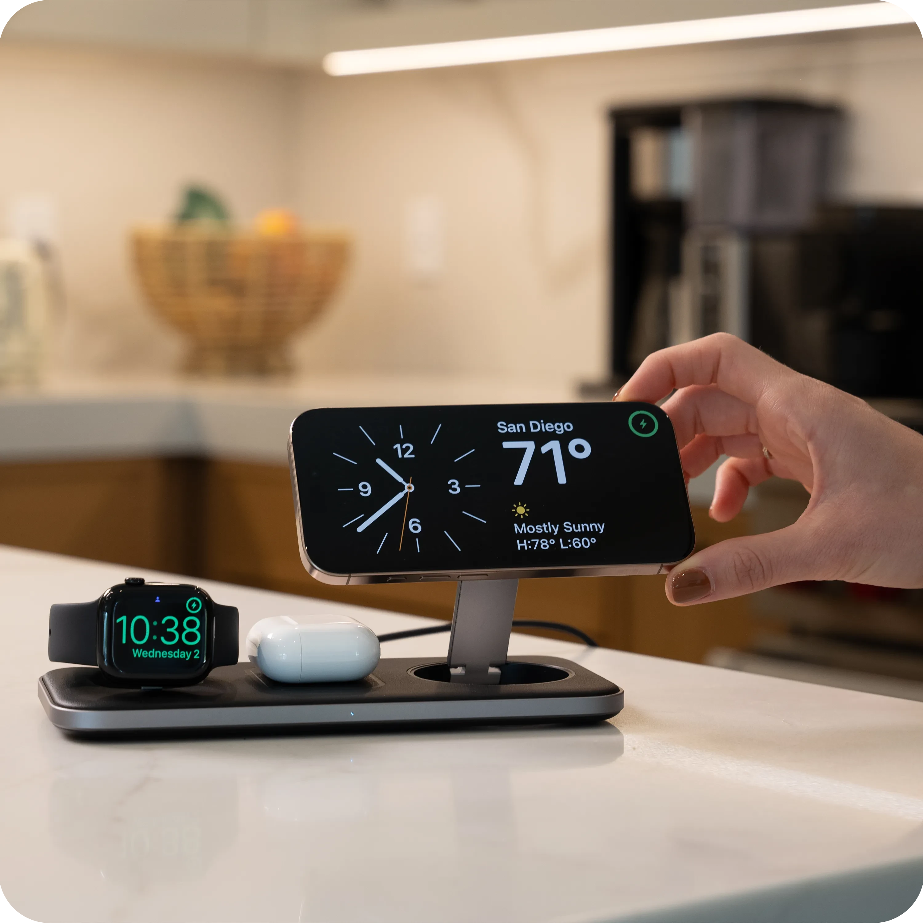 Satechi Qi2 Trio Wireless Charging Pad