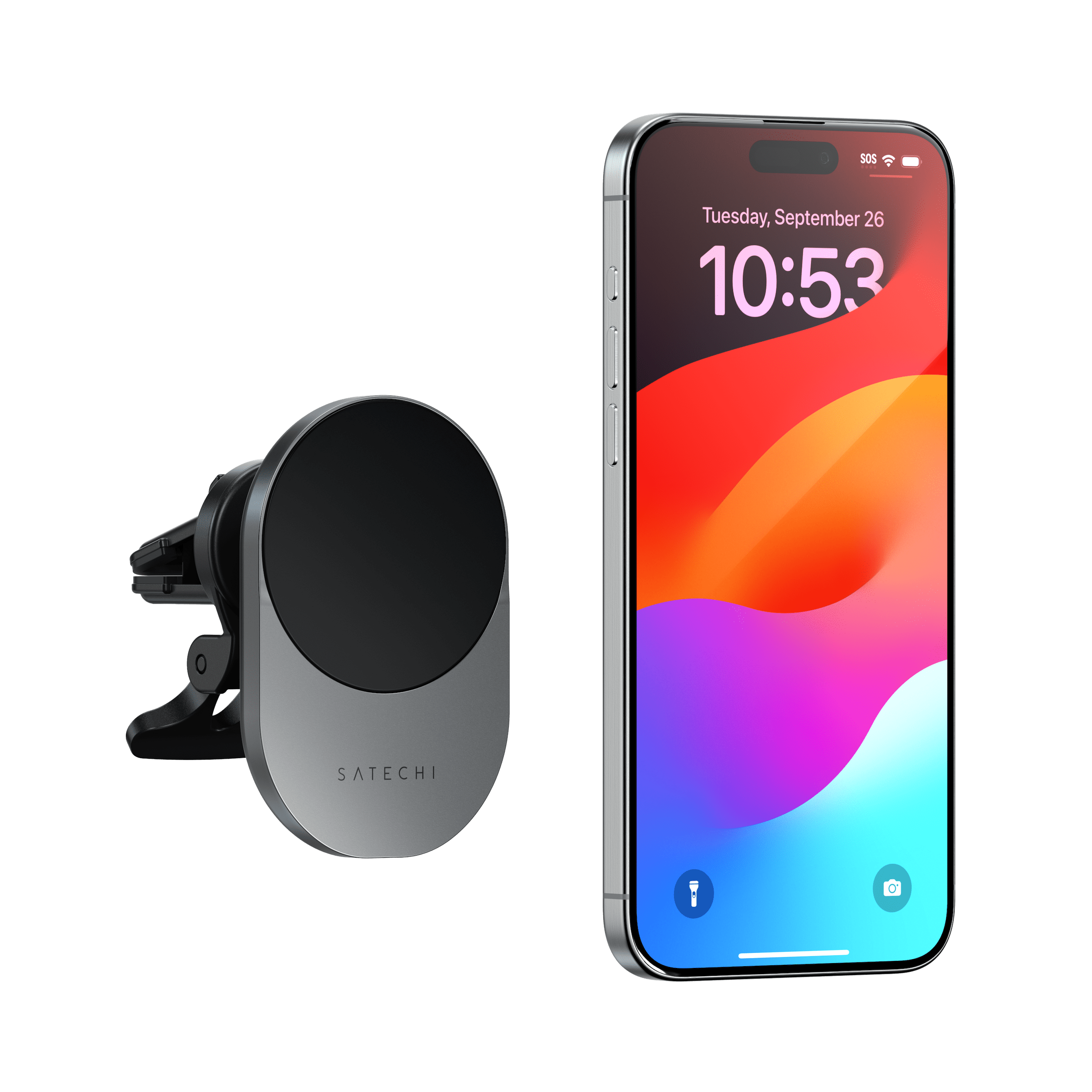 Qi2 Wireless Car Charger Satechi