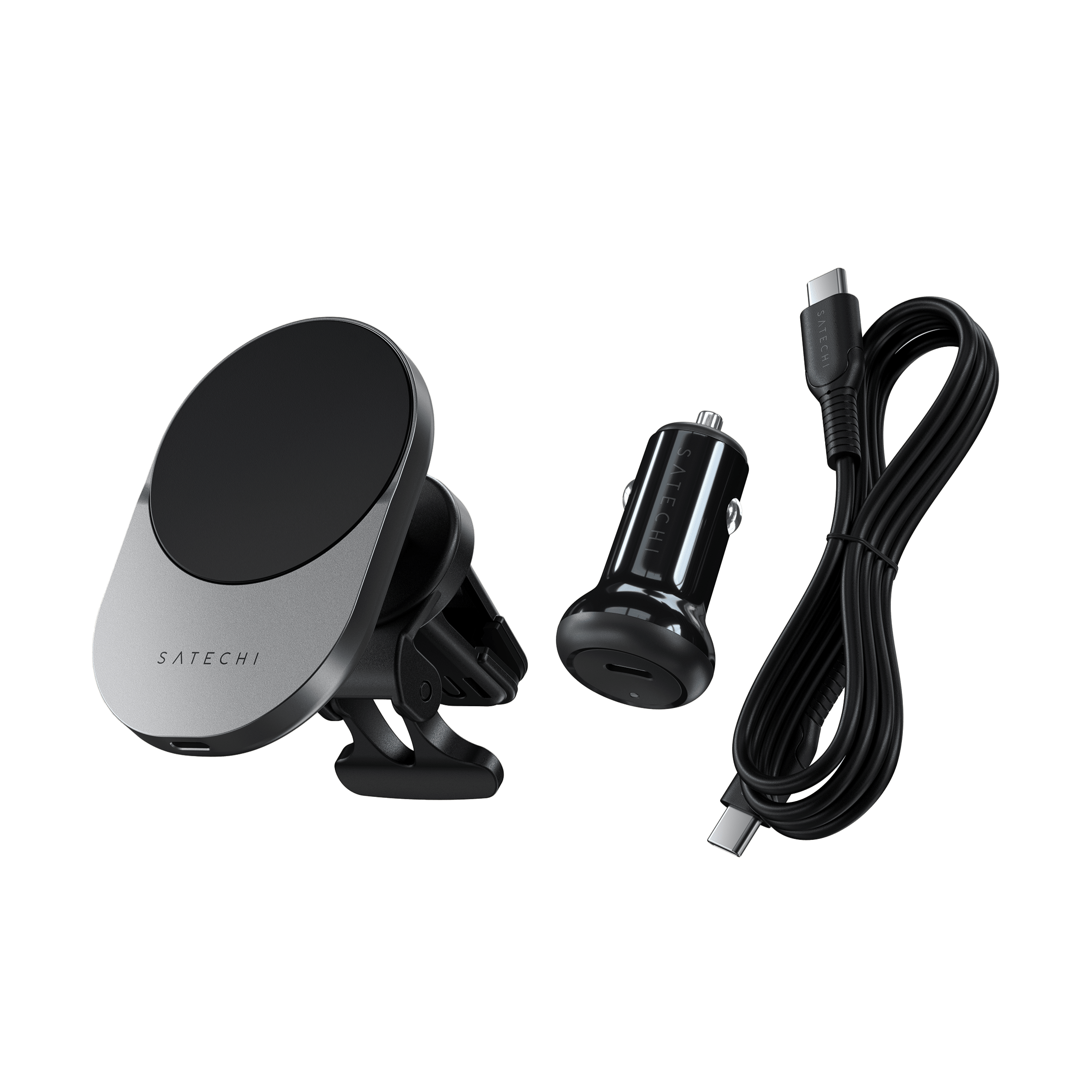 Qi2 Wireless Car Charger | Magnetic for iPhone Satechi Qi2 Wireless Car Charger | Magnetic for iPhone Satechi