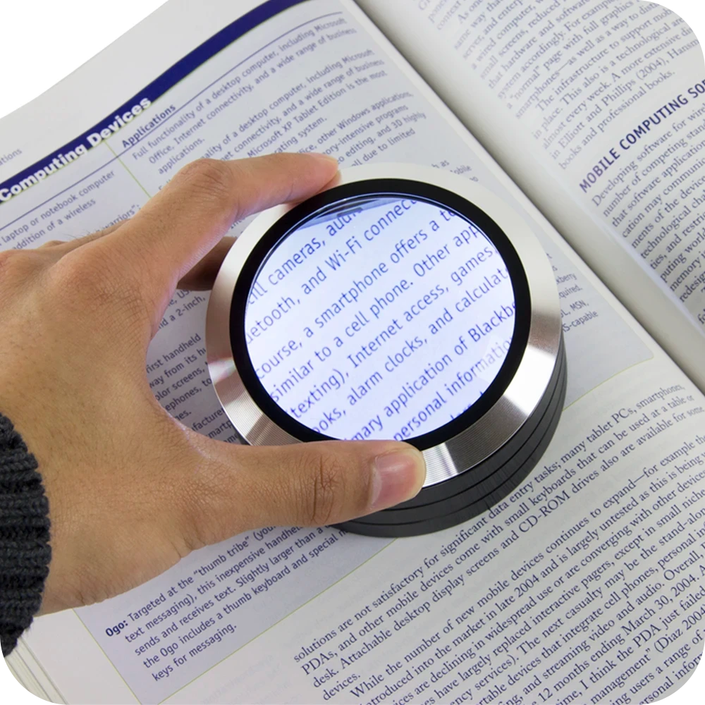 ReadMate LED Desktop Magnifier Desktop Satechi Black
