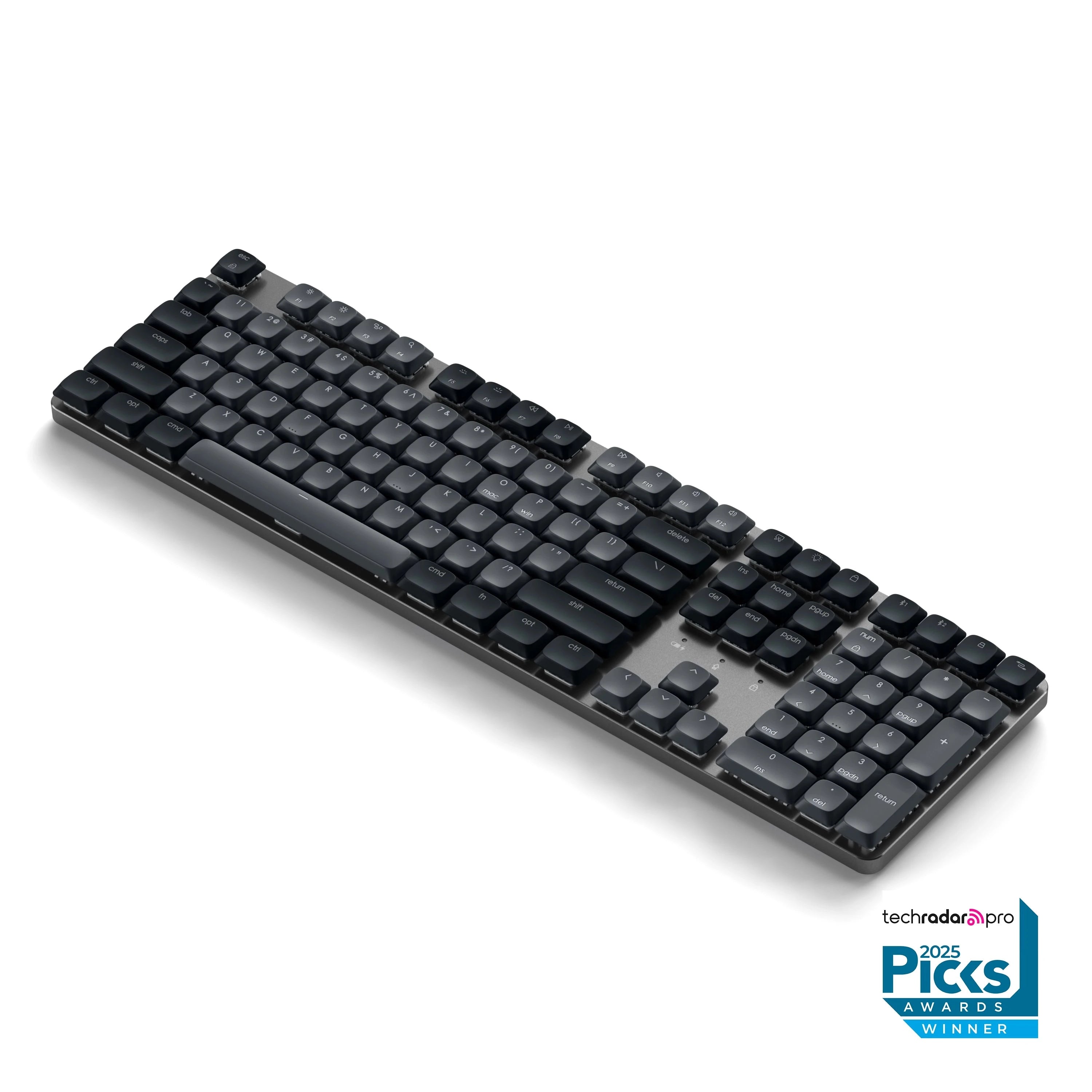 SM3 Slim Mechanical Backlit Bluetooth Keyboard Satechi Dark