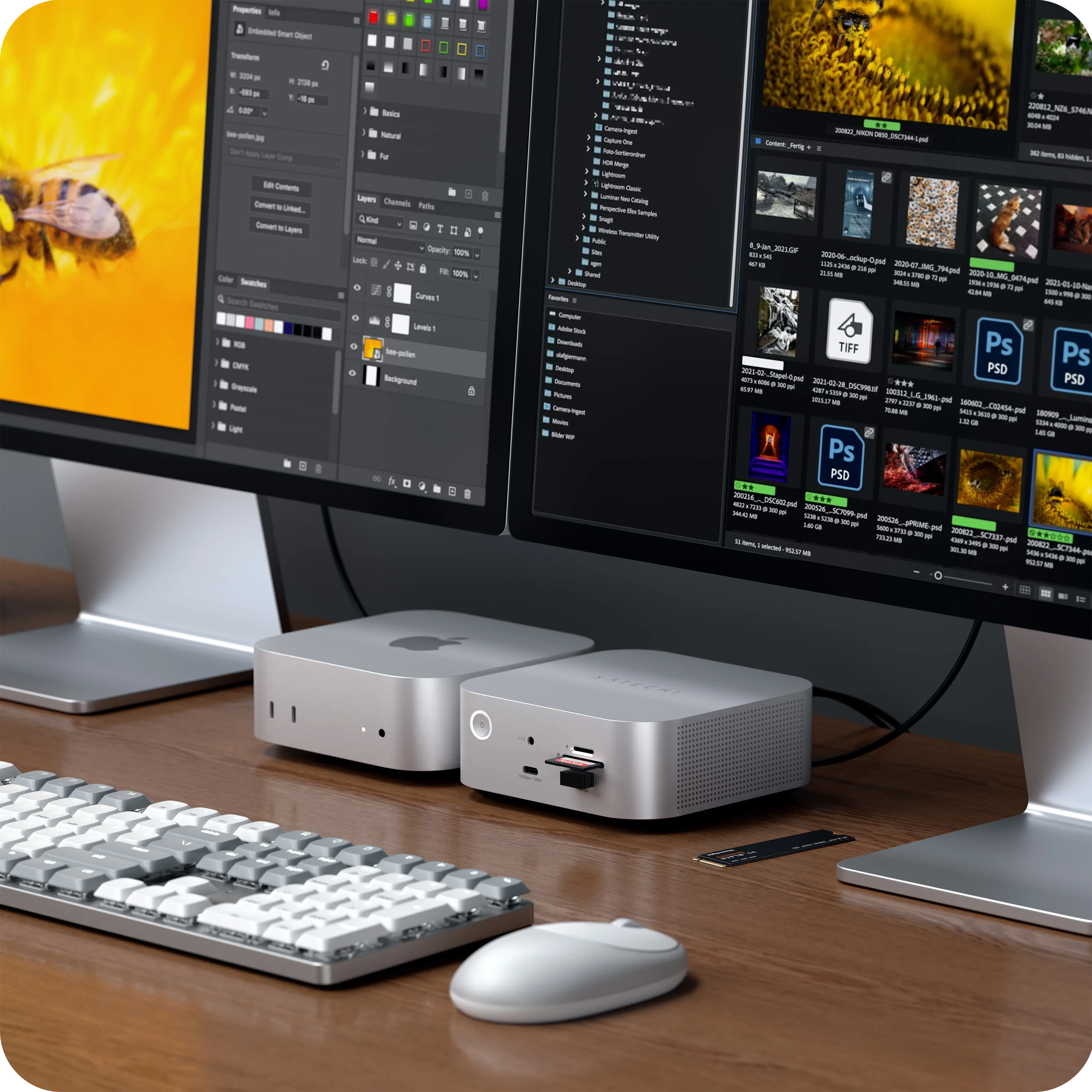 Thunderbolt 5 CubeDock™ with SSD Enclosure