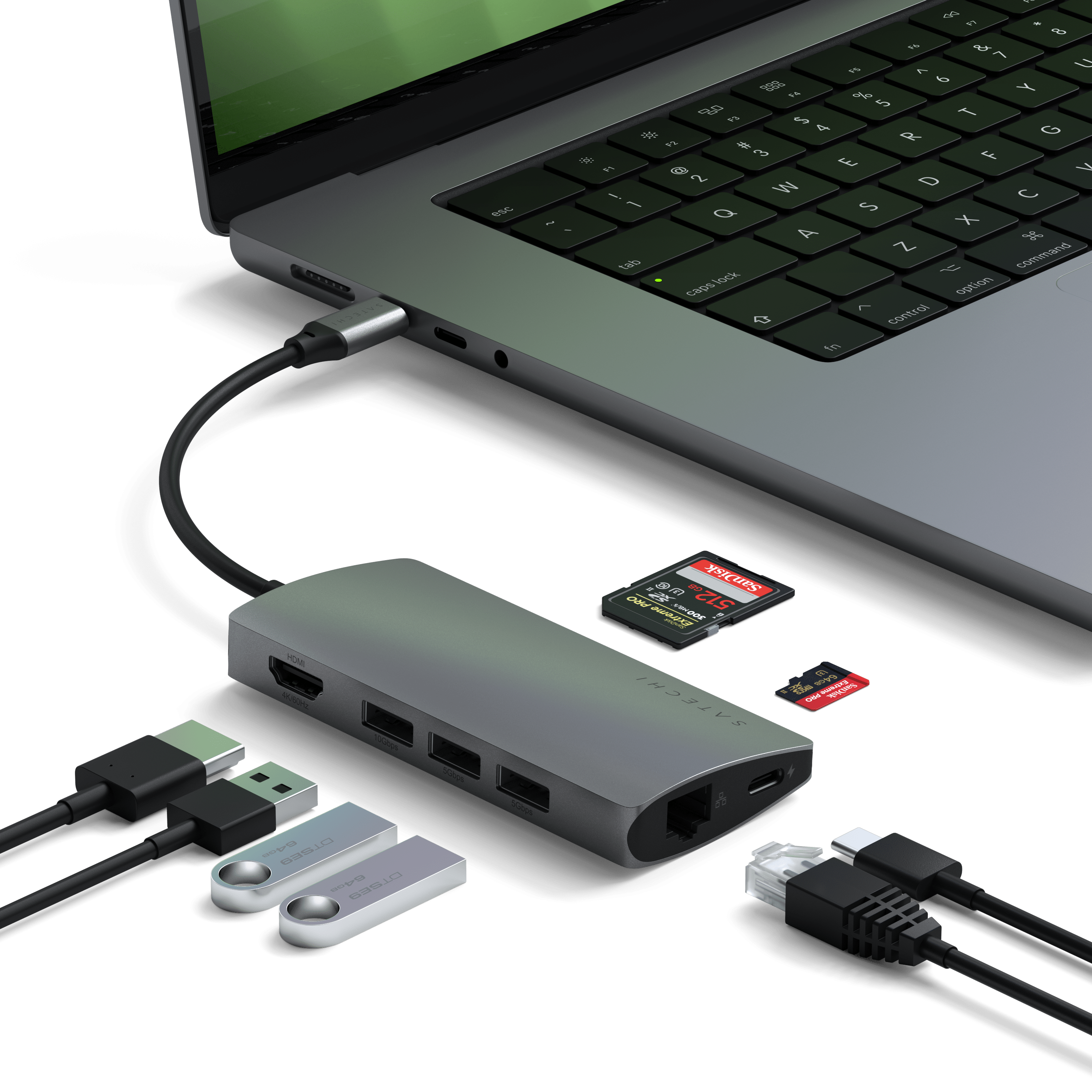 Type-C Multi-Port Adapter 4K with Ethernet V2 – Satechi