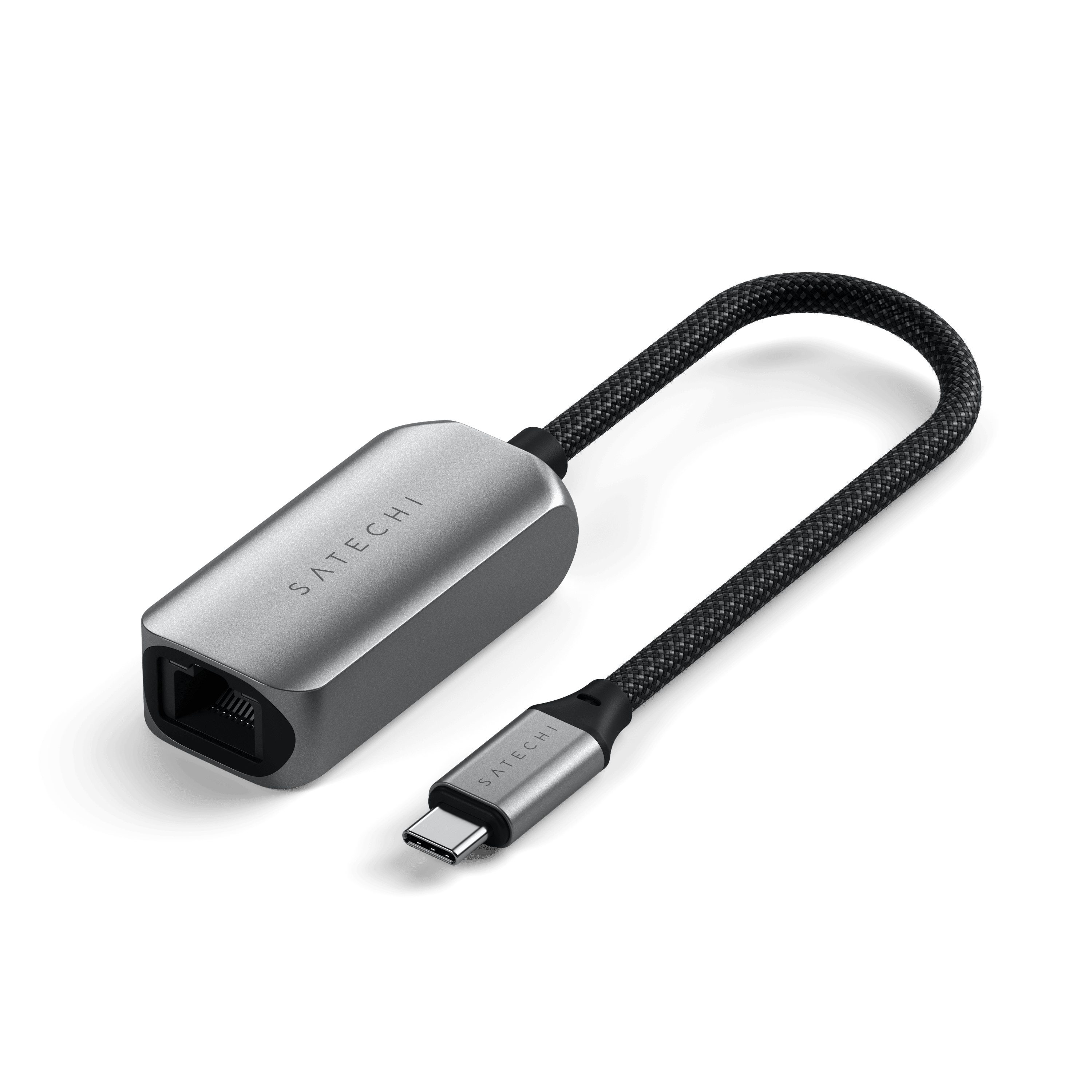 Adattatore Di Rete USB-C A Doppia Uscita Ethernet Gigabit Con Porta Usb Tipo A Adattatore Di Rete USB-C A Doppia Uscita Ethernet Gigabit Con Porta Usb Tipo A