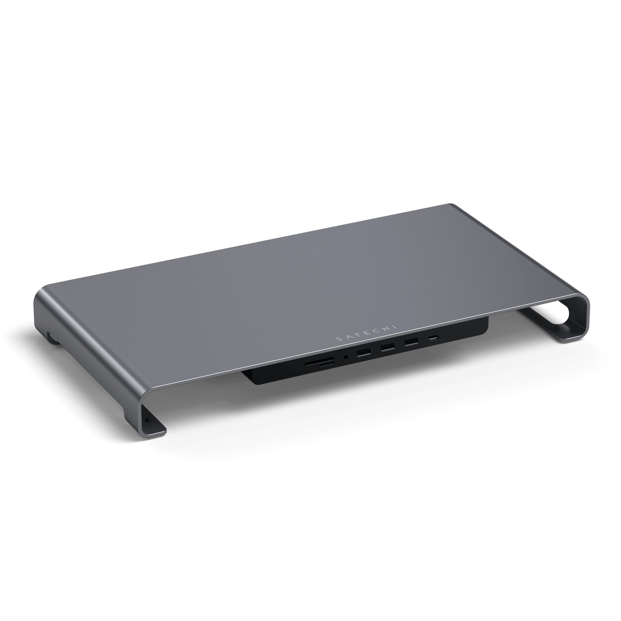 Satechi usb-c monitor stand hub xl space grey