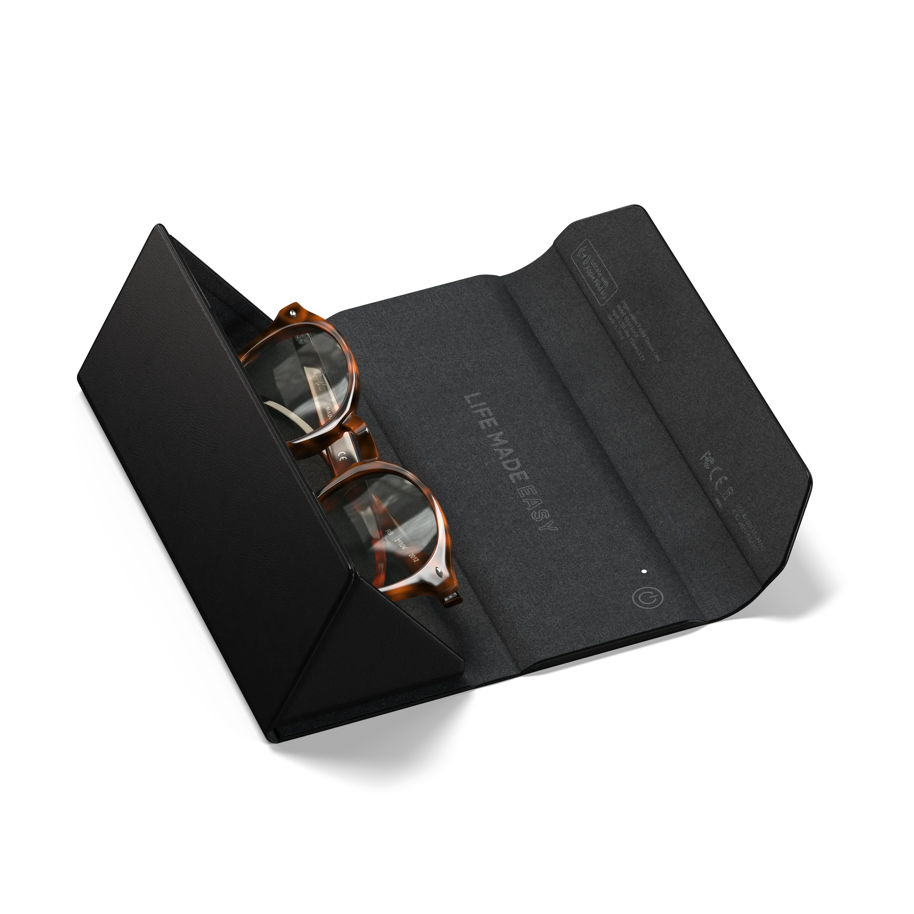 Vegan-Leather FindAll™ Glasses Case Satechi Black