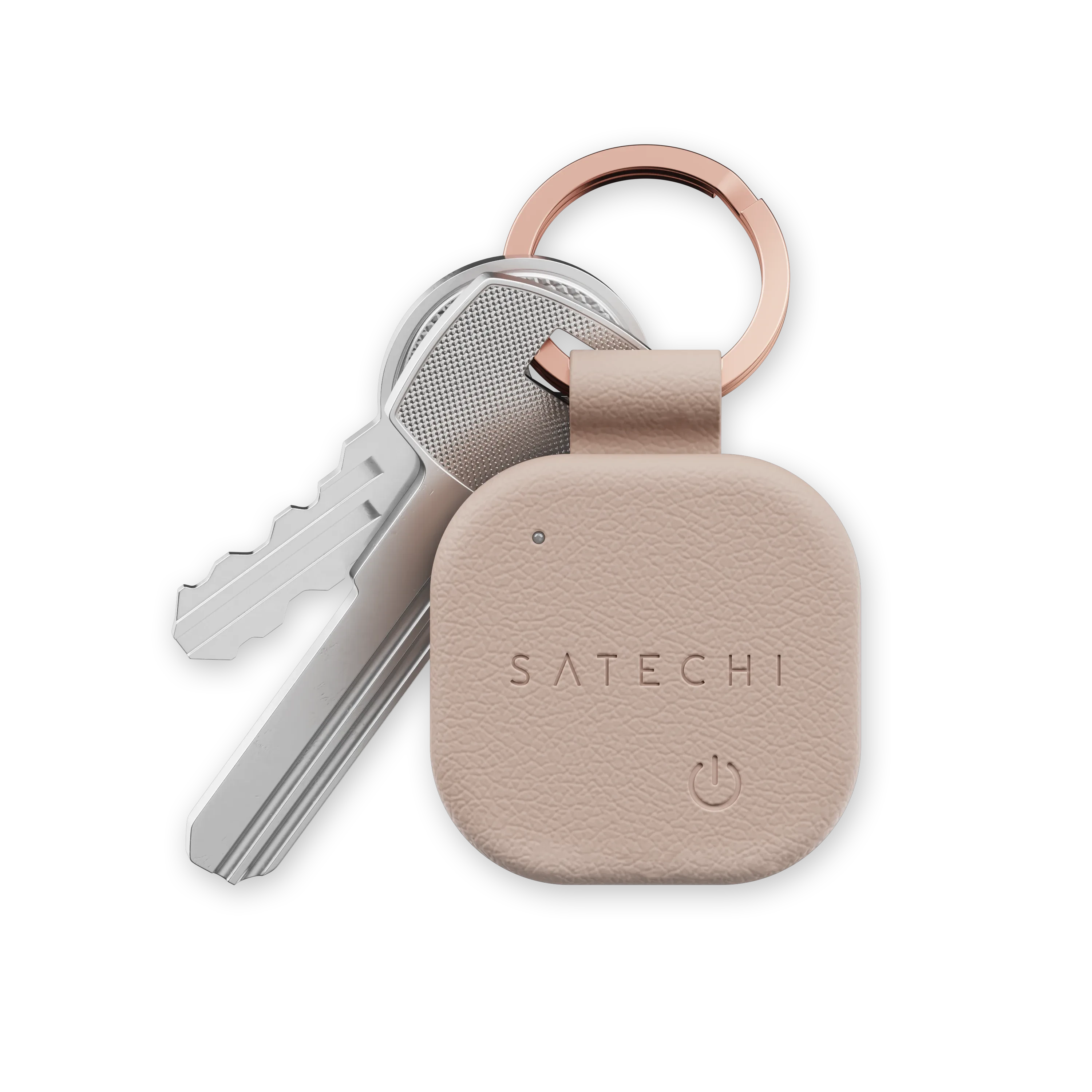 Vegan-Leather FindAll™ Keychain Satechi Desert Rose