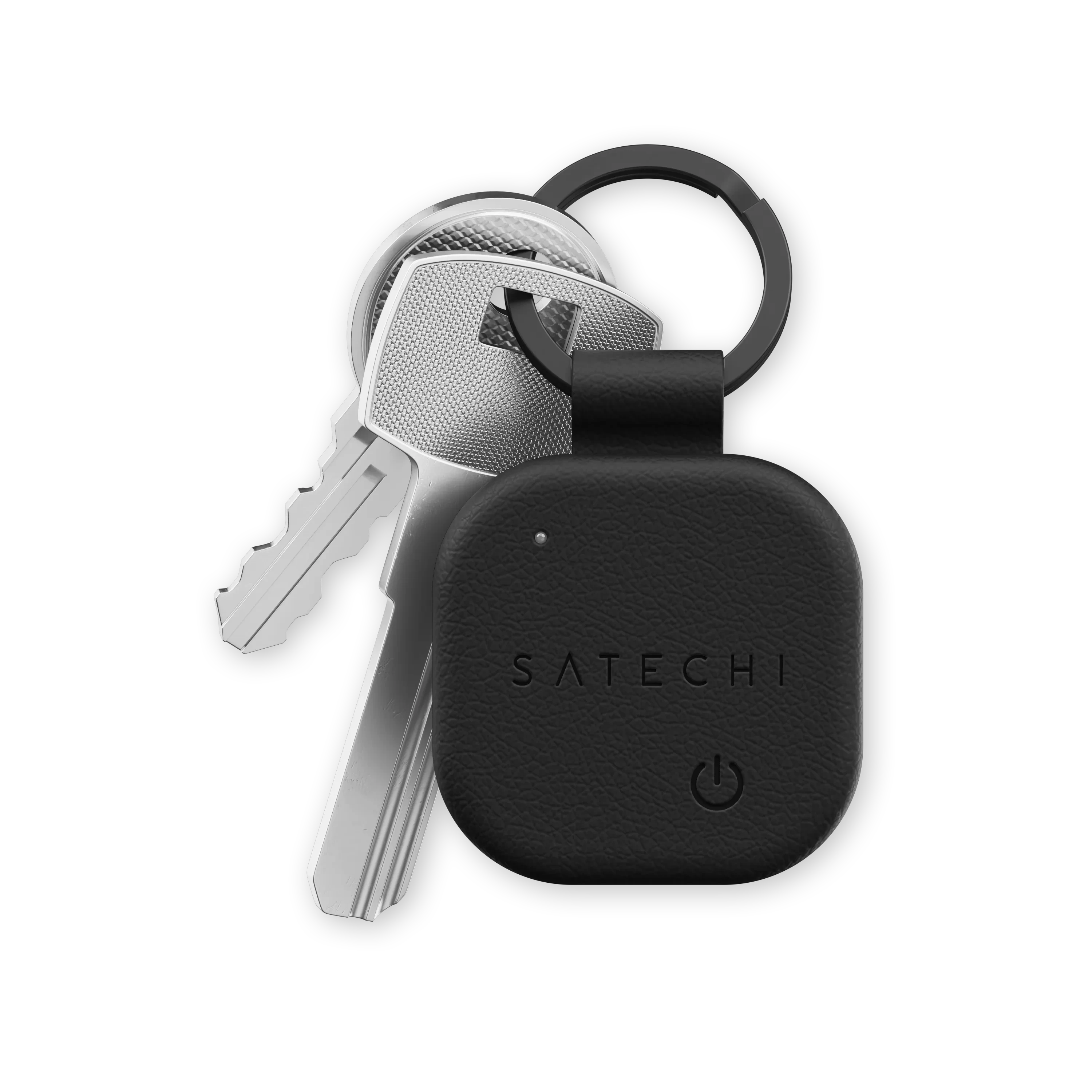 Vegan-Leather FindAll™ Keychain | Key Tracker – Satechi